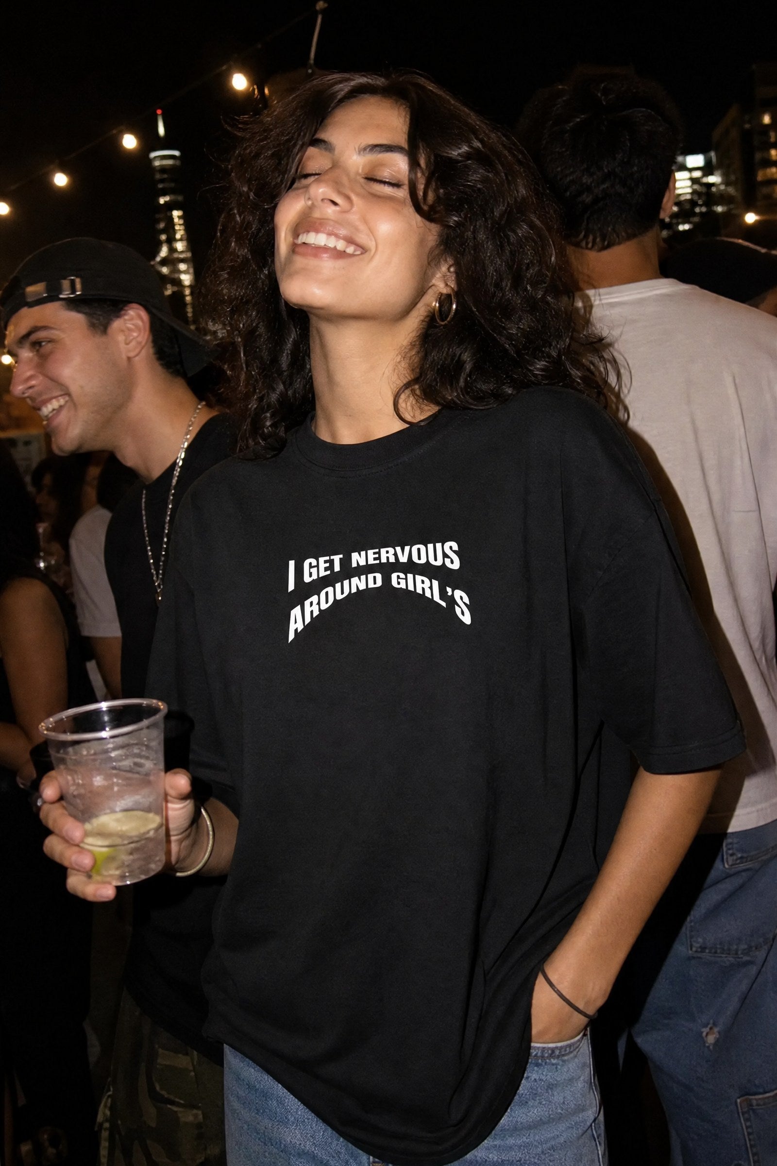 FFS cropped 2:3 | original_media:gid://shopify/MediaImage/30933644607591 | position:3 | Forfksake Around Girl's Black T-Shirt