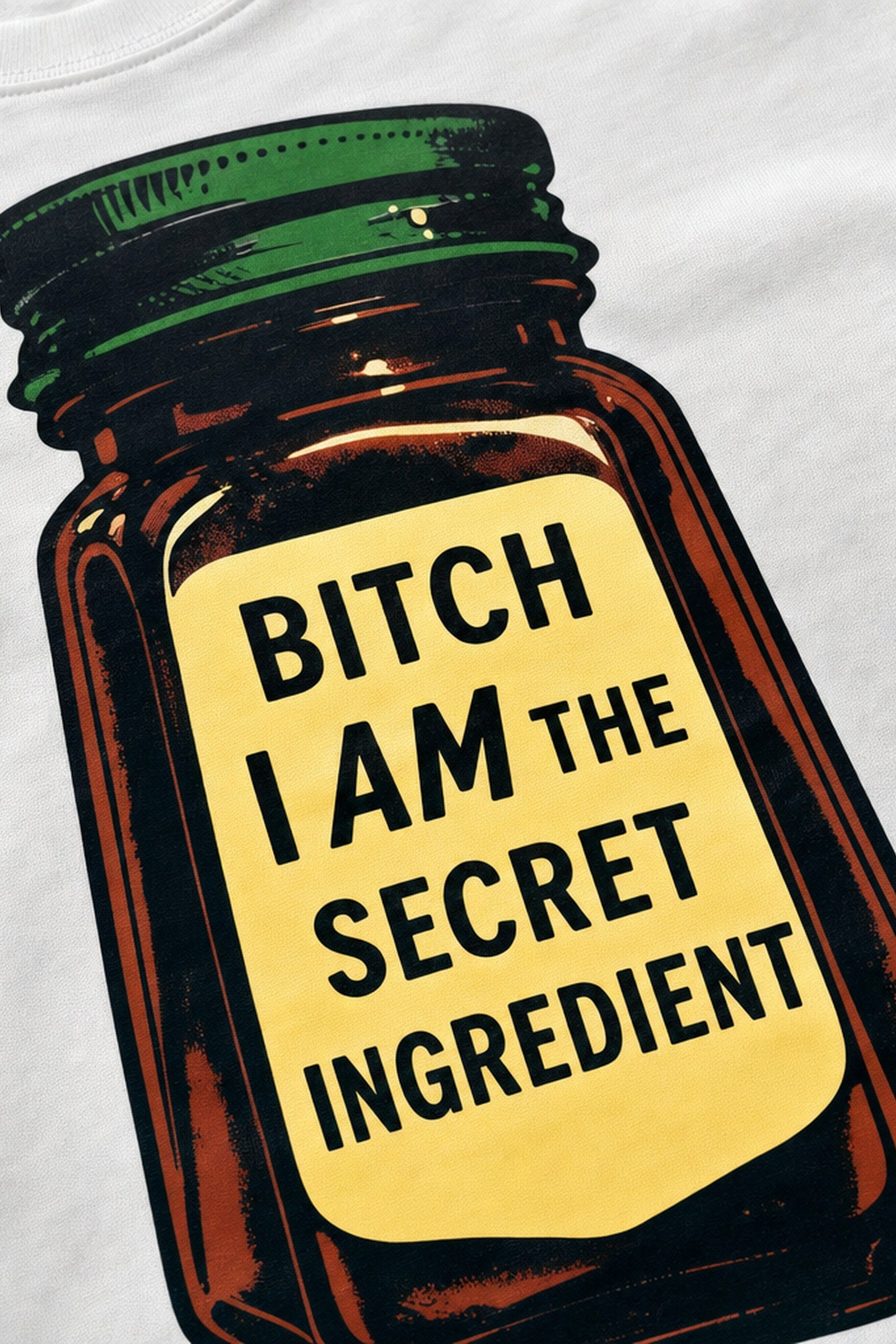 FFS cropped 2:3 | original_media:gid://shopify/MediaImage/30933667545191 | position:3 | Forfksake Bitch I Am The Secret Ingredient T-Shirt(white)