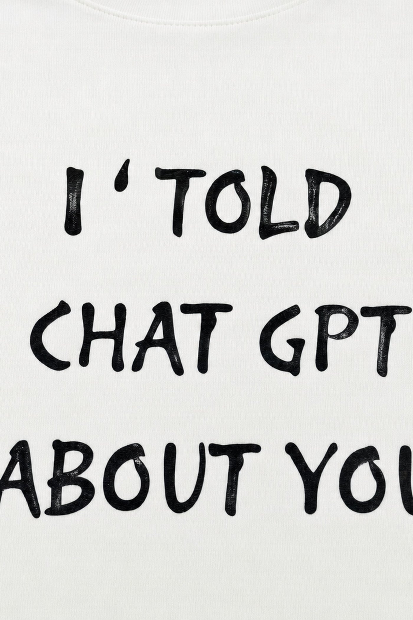 FFS cropped 2:3 | original_media:gid://shopify/MediaImage/30933679177831 | position:3 | Forfksake Chat GPT White T-Shirt