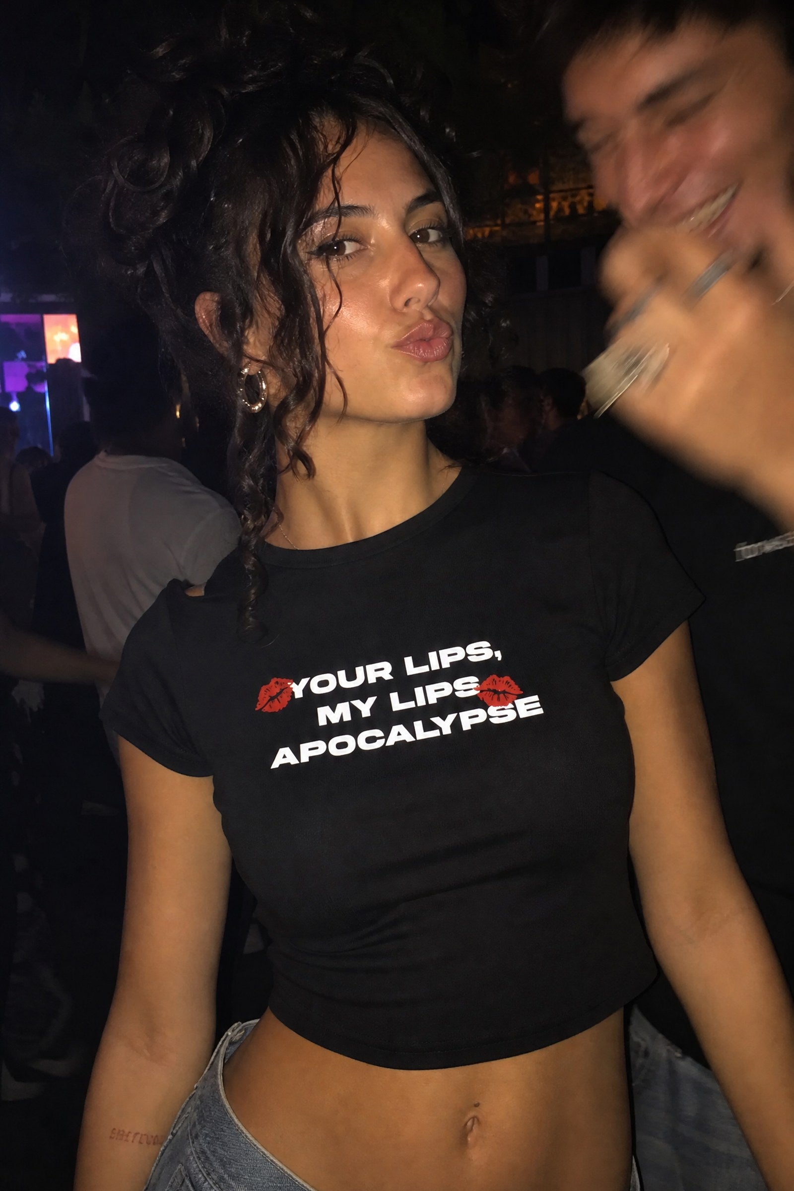 FFS cropped 2:3 | original_media:gid://shopify/MediaImage/30933685436519 | position:3 | Forfksake Dad Calling Baby Tee Black