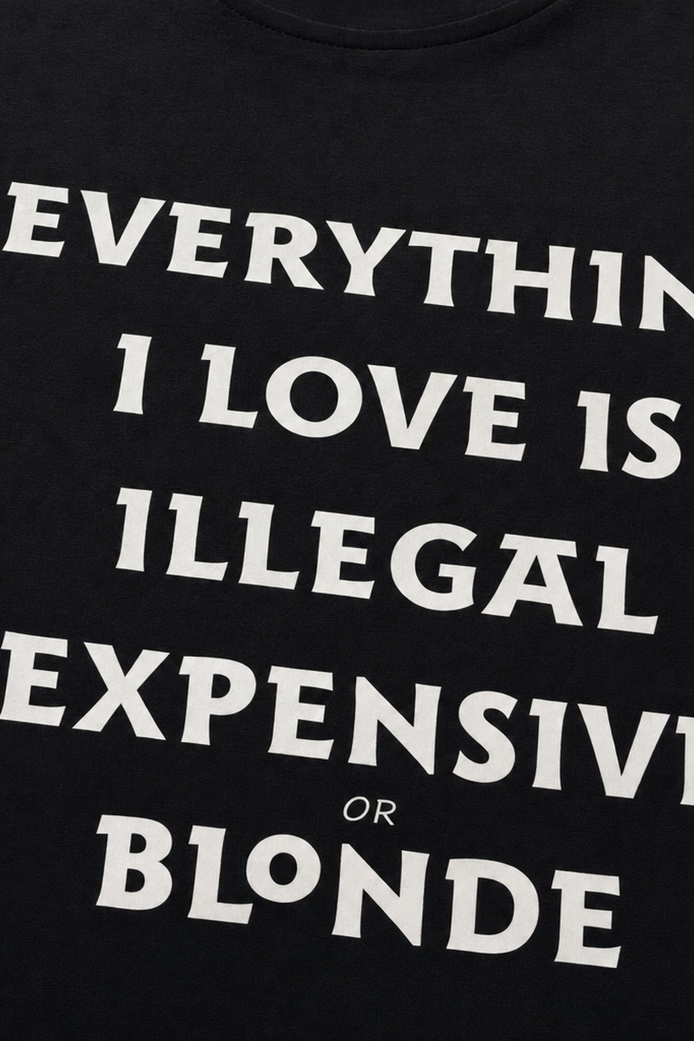 FFS cropped 2:3 | original_media:gid://shopify/MediaImage/30933734326375 | position:3 | Forfksake Everything I Love Black T-Shirt