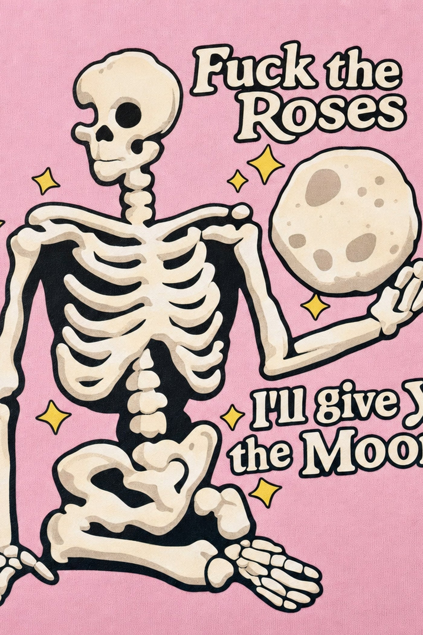 FFS cropped 2:3 | original_media:gid://shopify/MediaImage/30933882306663 | position:3 | Forfksake Giving You Moon Tee - Pink