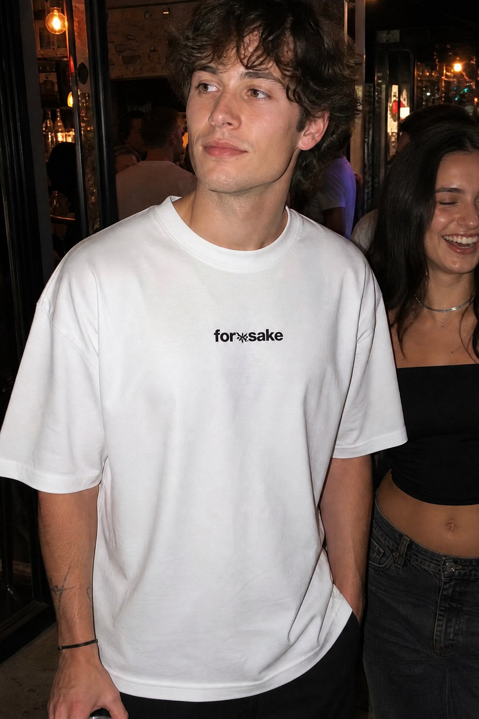FFS cropped 2:3 | original_media:gid://shopify/MediaImage/30933897969767 | position:3 | Forfksake Go F Yourself White T-Shirt