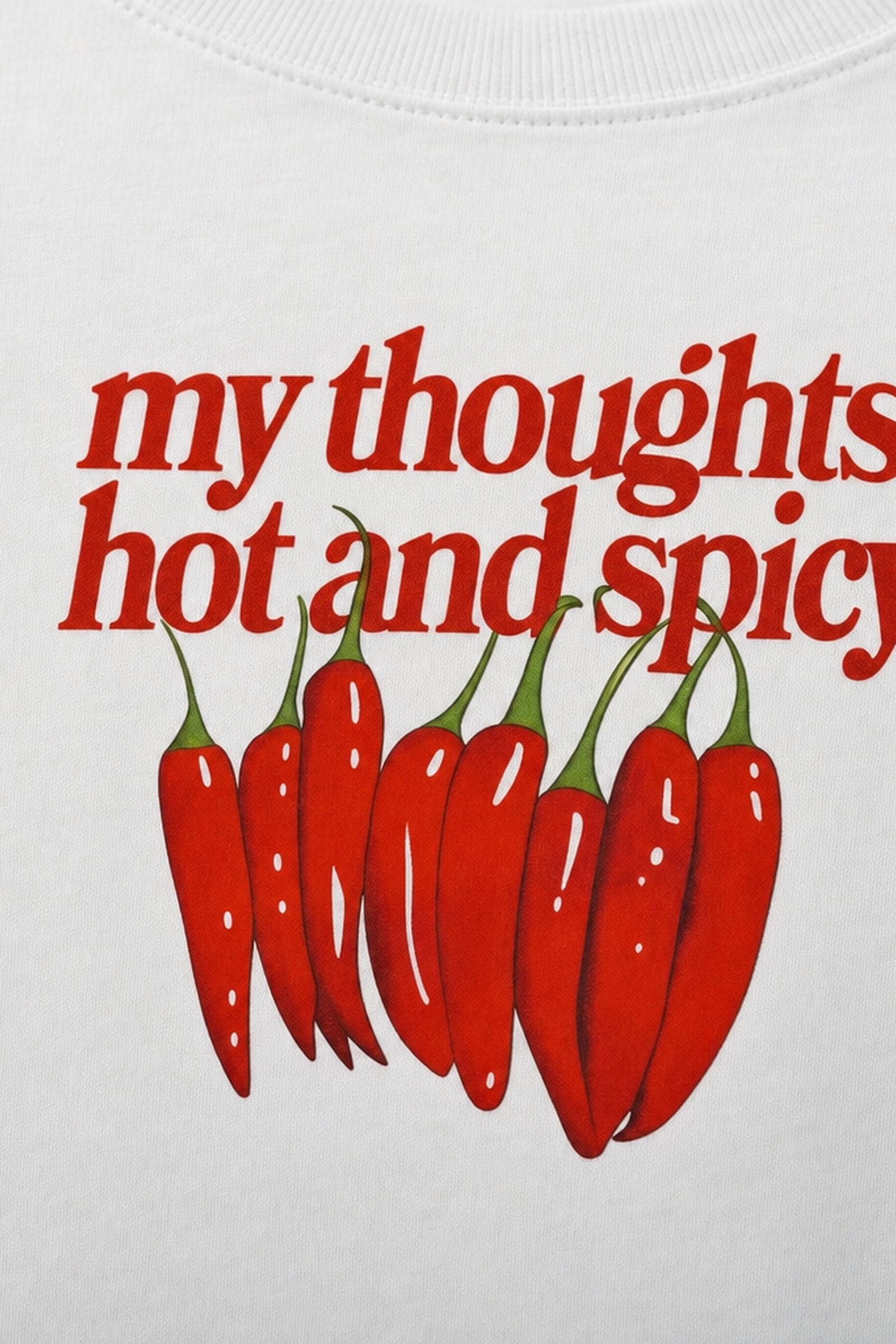FFS cropped 2:3 | original_media:gid://shopify/MediaImage/30933962981479 | position:3 | Forfksake Hot & Spicy White T-Shirt