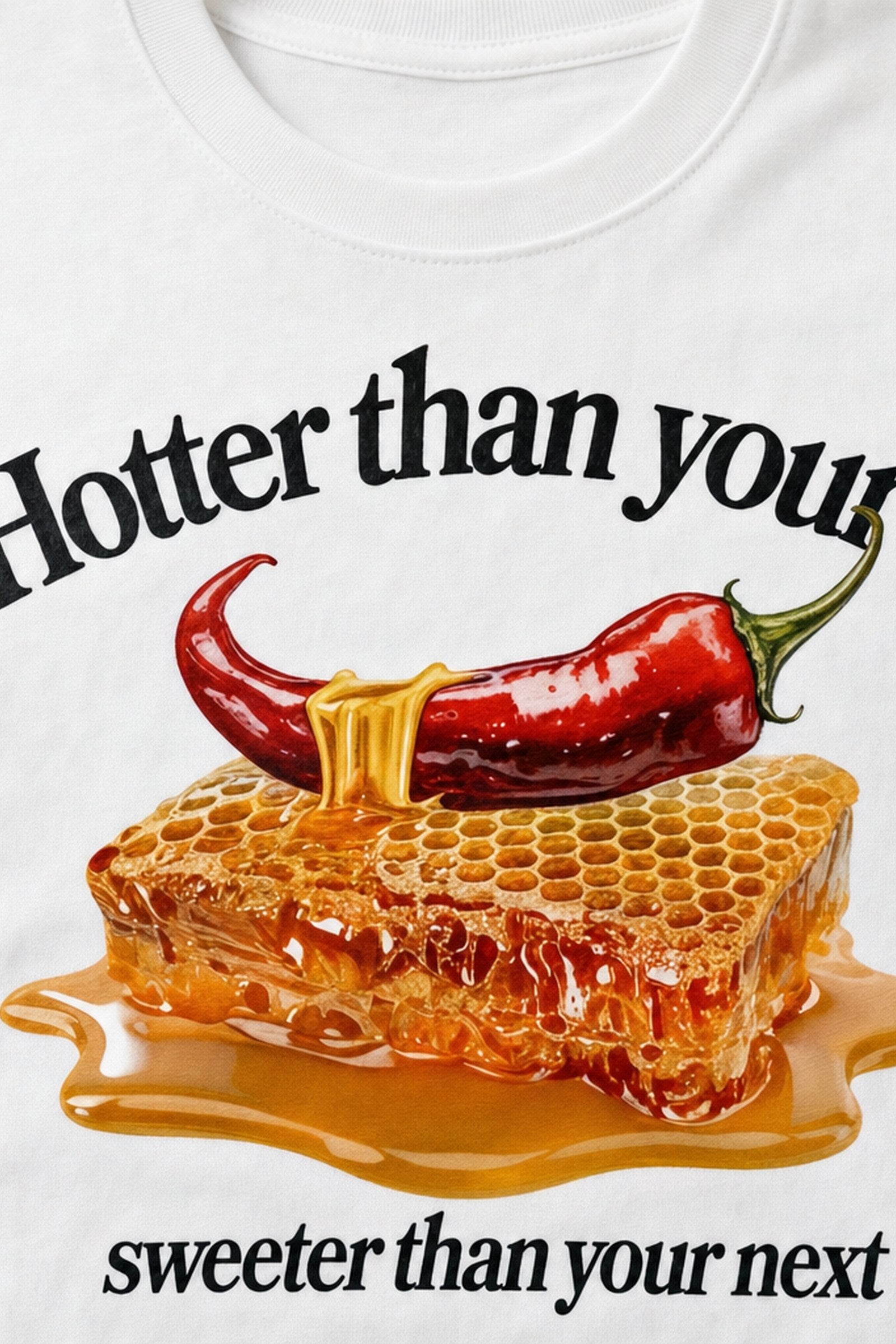 FFS cropped 2:3 | original_media:gid://shopify/MediaImage/30933978644583 | position:3 | Forfksake Hotter White T-Shirt