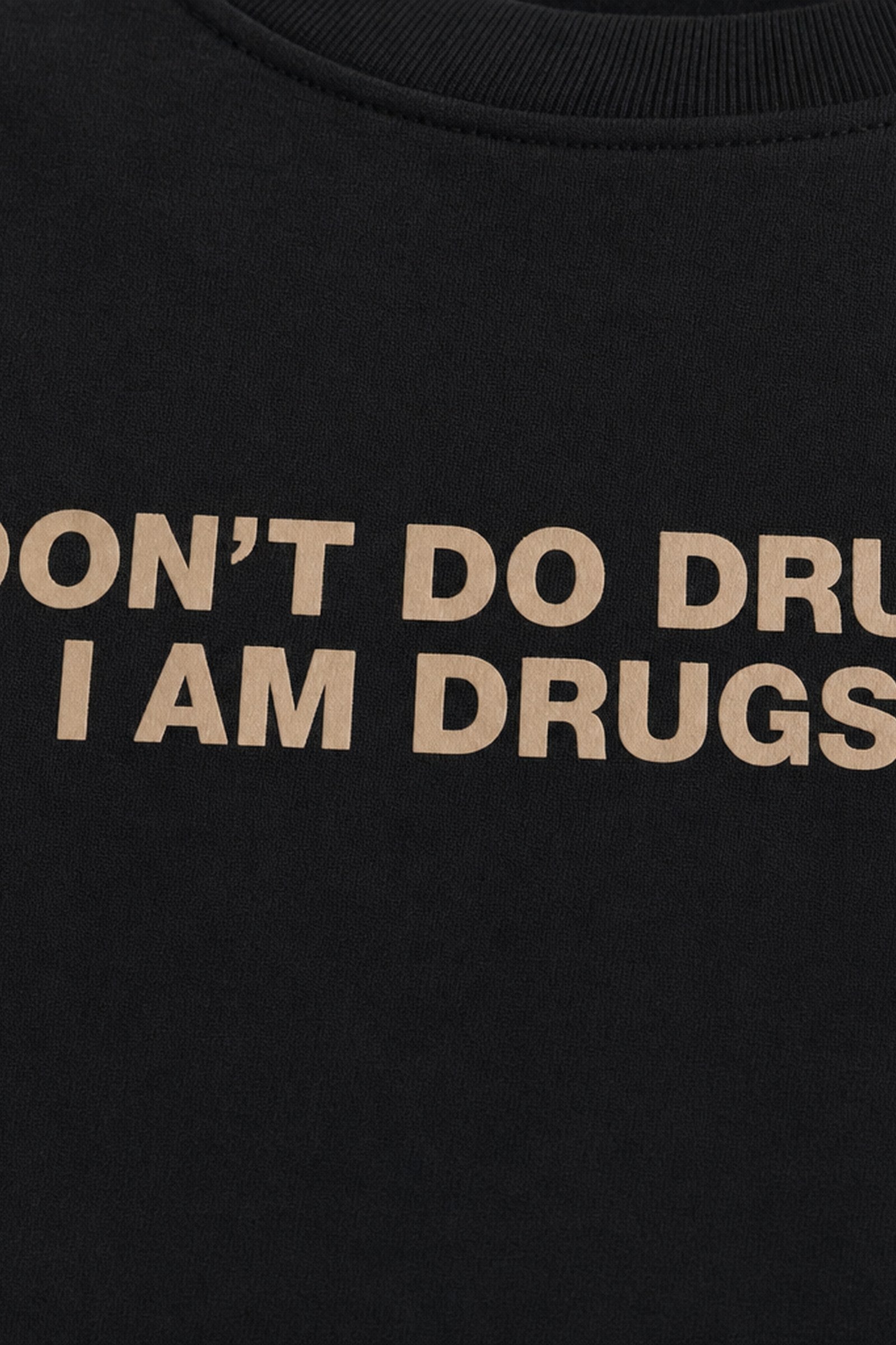 FFS cropped 2:3 | original_media:gid://shopify/MediaImage/30933981298791 | position:3 | Forfksake I Am Drugs T-Shirt Black