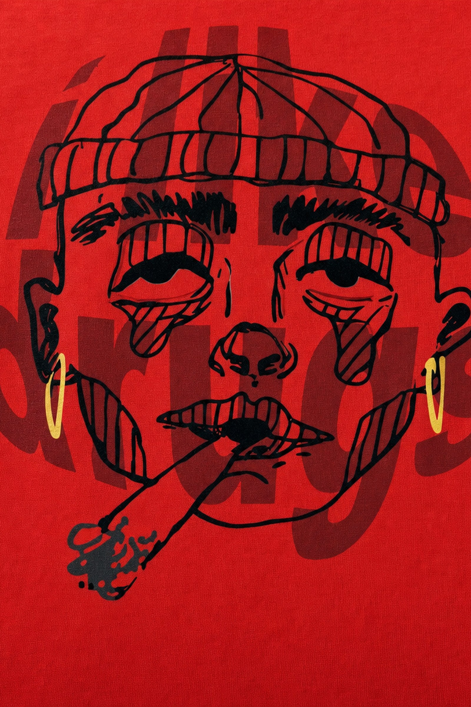 FFS cropped 2:3 | original_media:gid://shopify/MediaImage/30933991981159 | position:3 | Forfksake I Like Drugs T-Shirt(red)