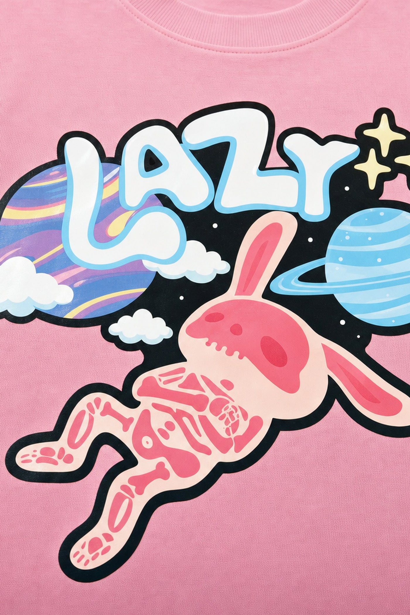 FFS cropped 2:3 | original_media:gid://shopify/MediaImage/30934013771879 | position:3 | Forfksake Lazy Orbit Tee - Pink