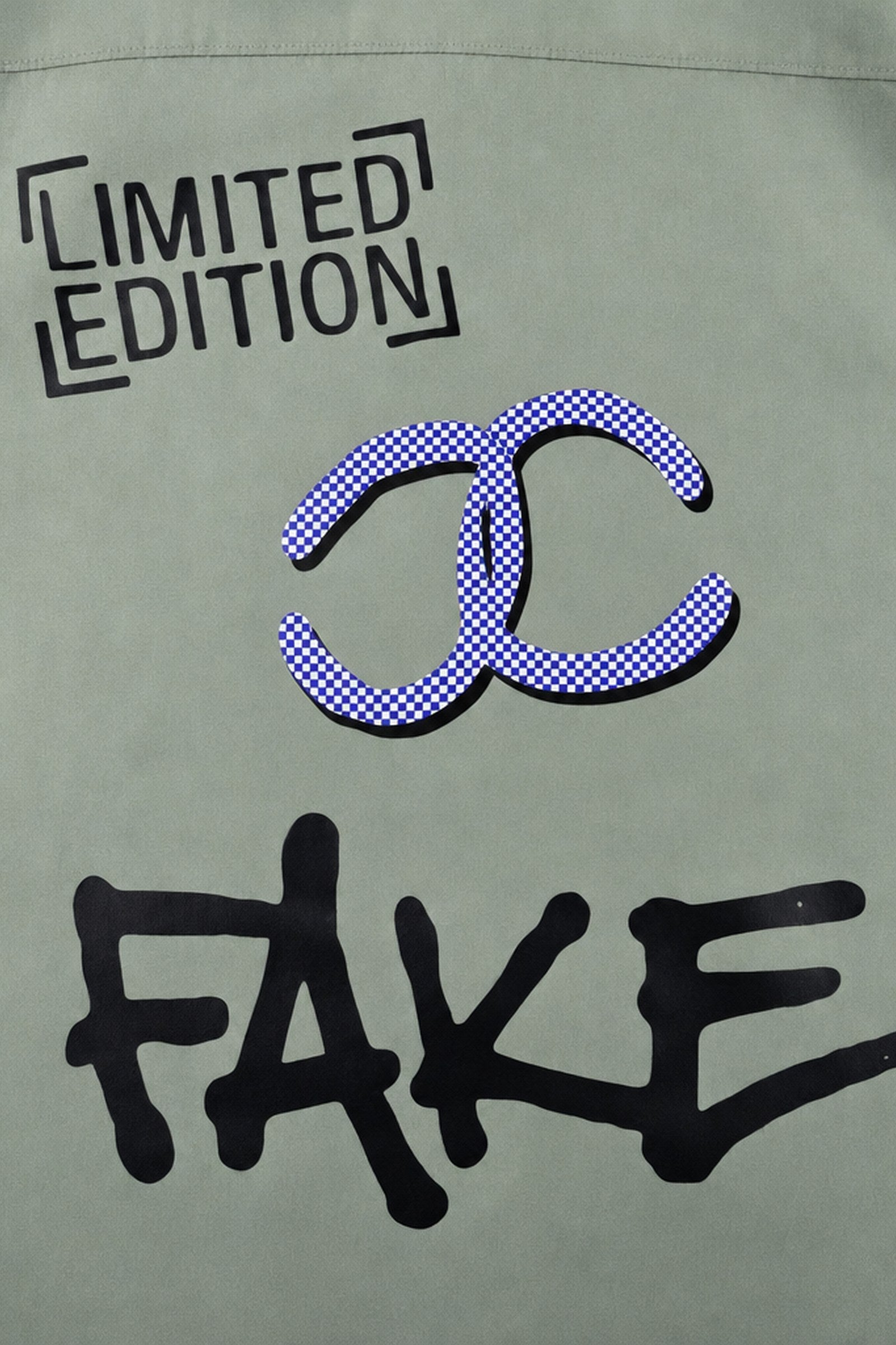 FFS cropped 2:3 | original_media:gid://shopify/MediaImage/30934015541351 | position:3 | Forfksake Limited Edition Fake Bowling Shirt (Sage Green)