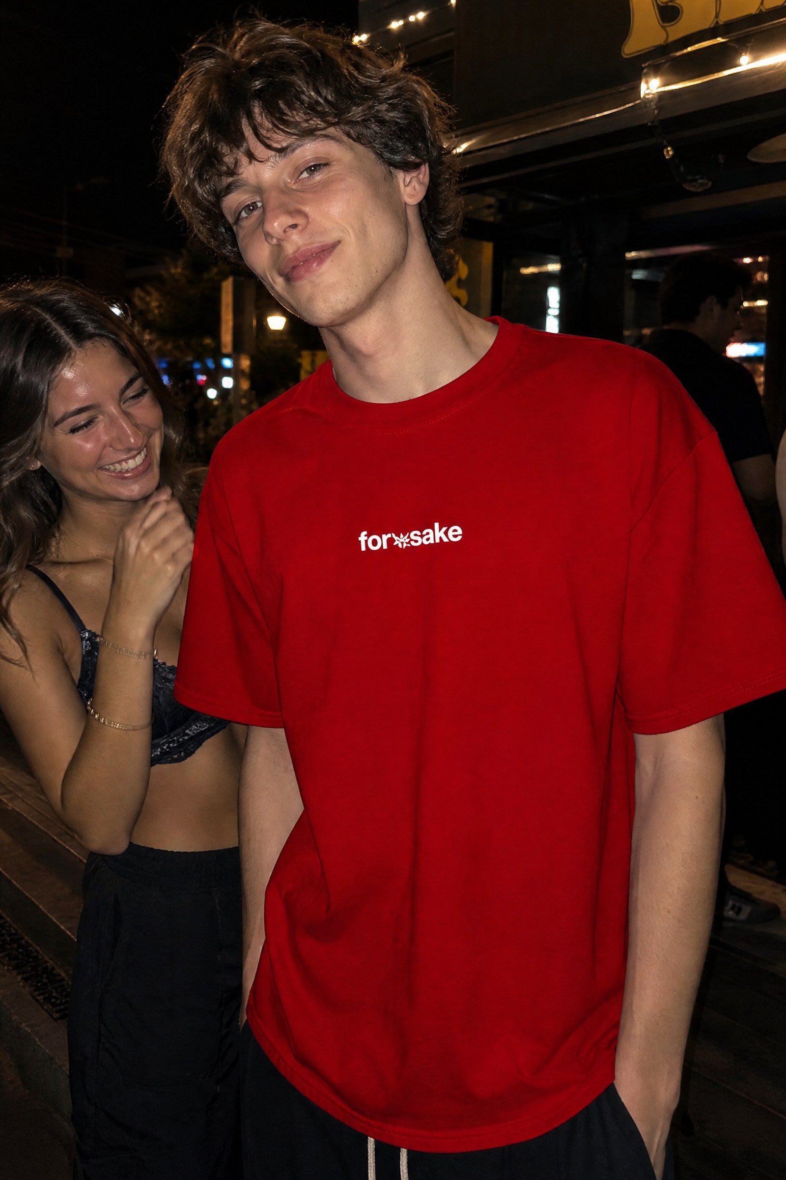 FFS cropped 2:3 | original_media:gid://shopify/MediaImage/30934024257639 | position:3 | Forfksake Mentally Unstable T-Shirt Red
