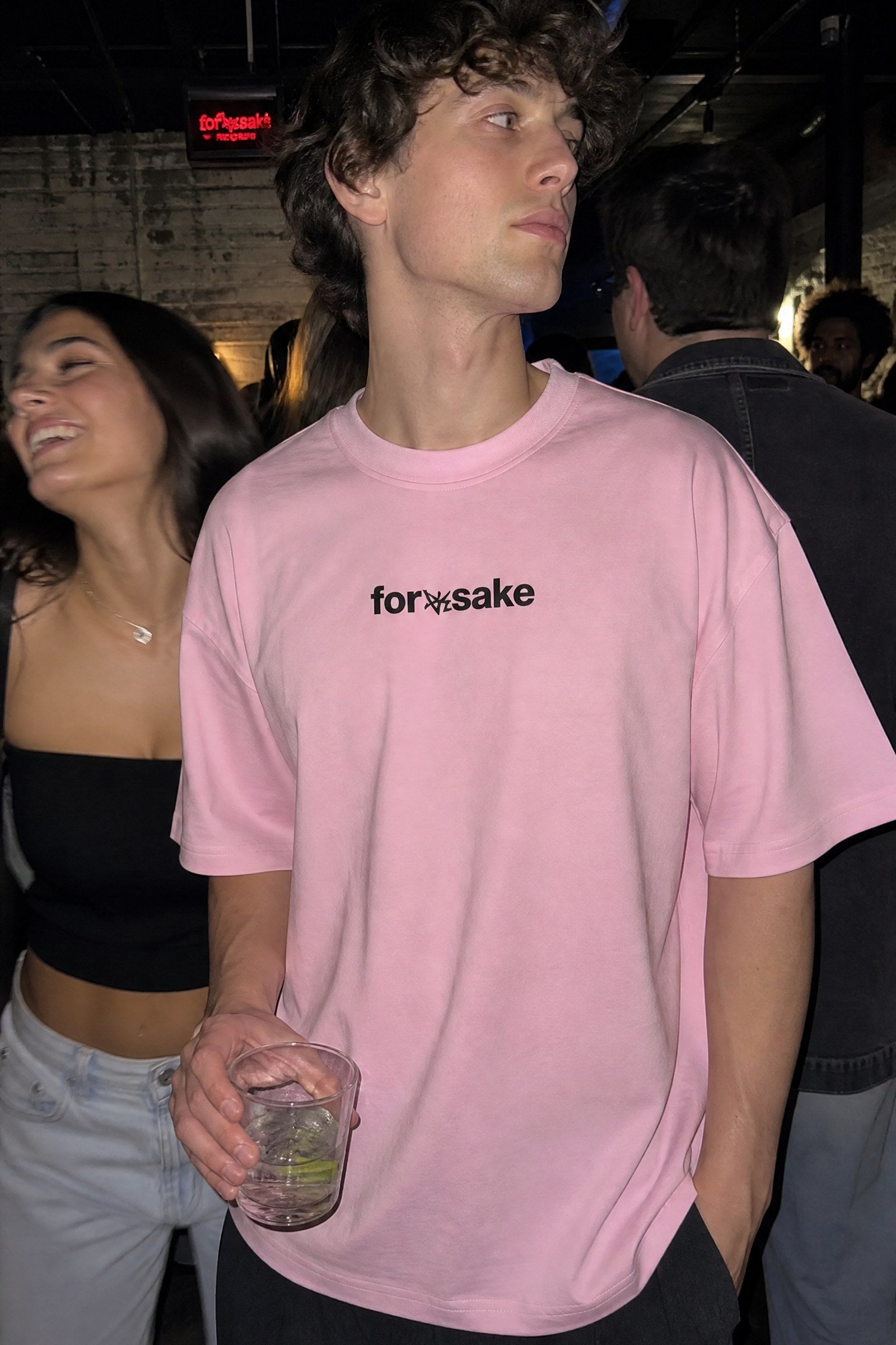 FFS cropped 2:3 | original_media:gid://shopify/MediaImage/30934033694823 | position:3 | Forfksake Missionary Arguments Club Pink T-Shirt