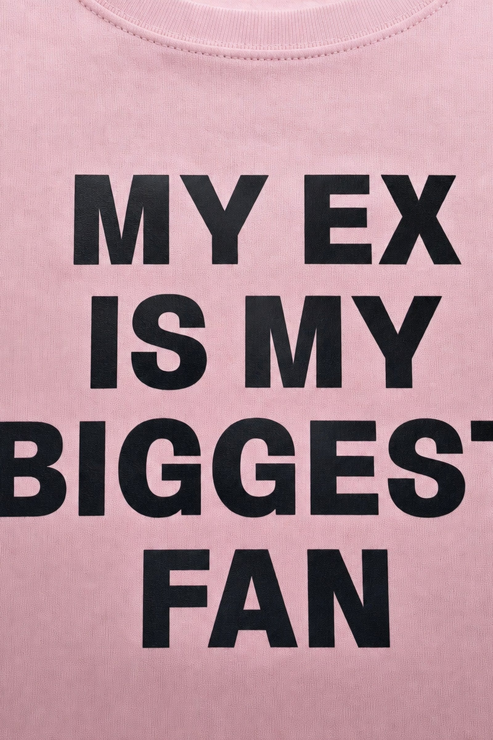 FFS cropped 2:3 | original_media:gid://shopify/MediaImage/30934075867239 | position:3 | Forfksake My Ex Is My Biggest Fan Baby Tee Pink