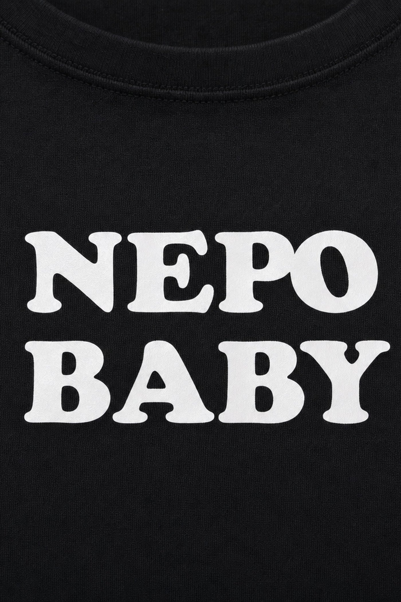 FFS cropped 2:3 | original_media:gid://shopify/MediaImage/30934081667175 | position:3 | Forfksake Nepo Baby T-Shirt Black