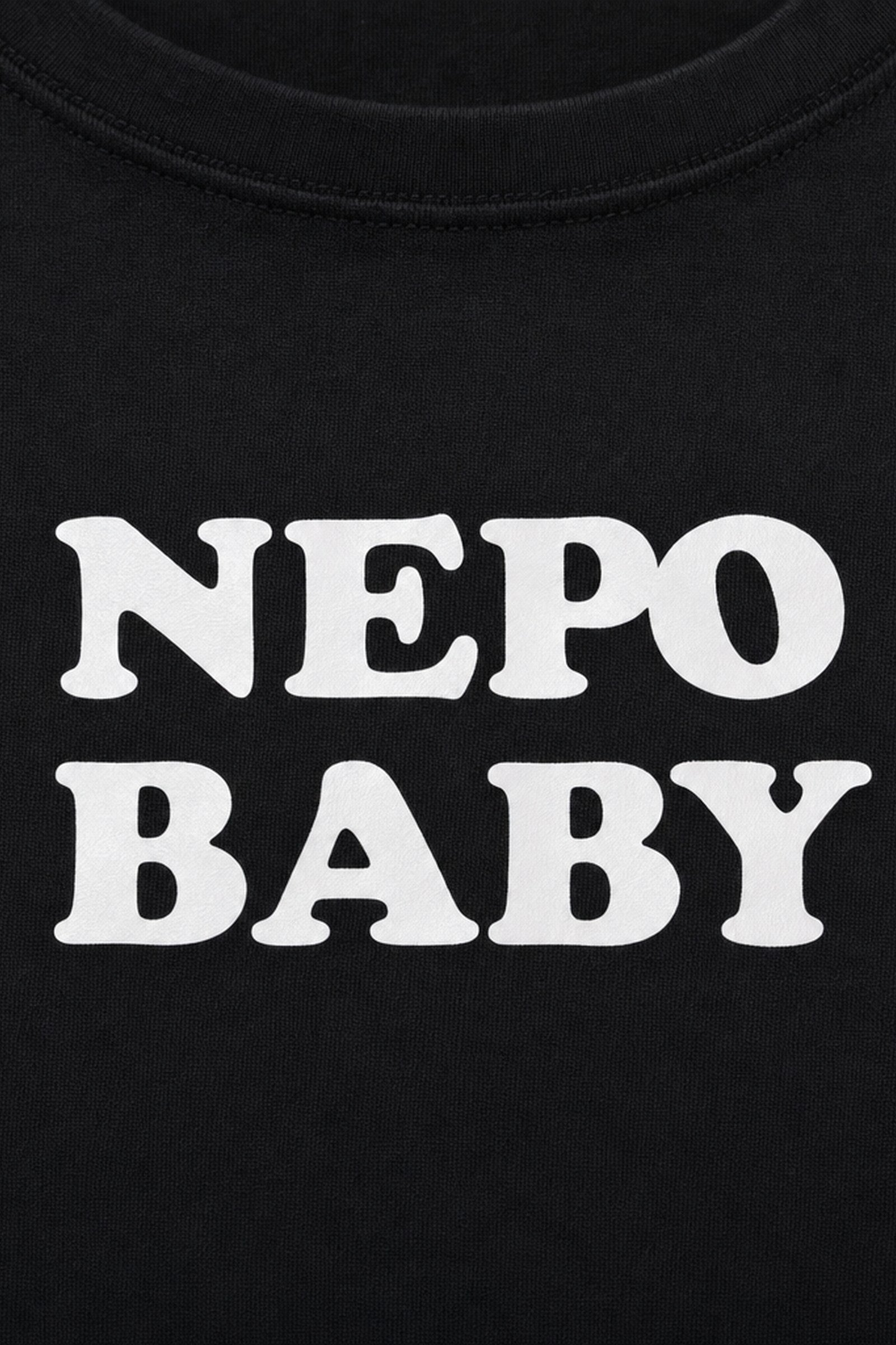 FFS cropped 2:3 | original_media:gid://shopify/MediaImage/30934081667175 | position:3 | Forfksake Nepo Baby T-Shirt Black