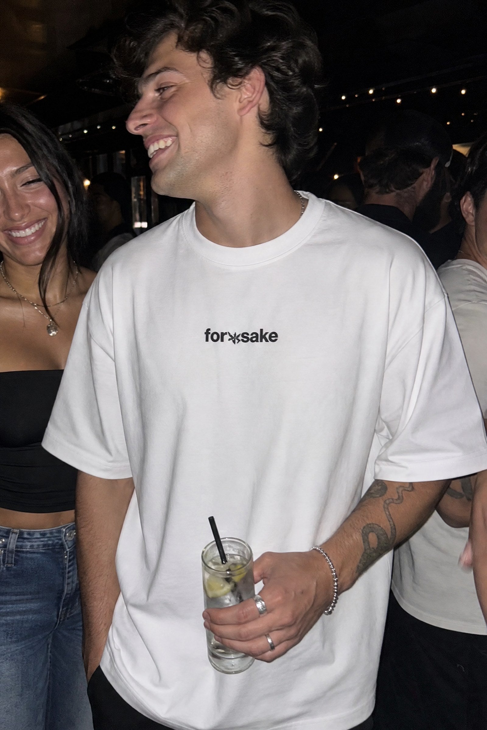 FFS cropped 2:3 | original_media:gid://shopify/MediaImage/30934087106663 | position:3 | Forfksake No Easy Mode T-Shirt White