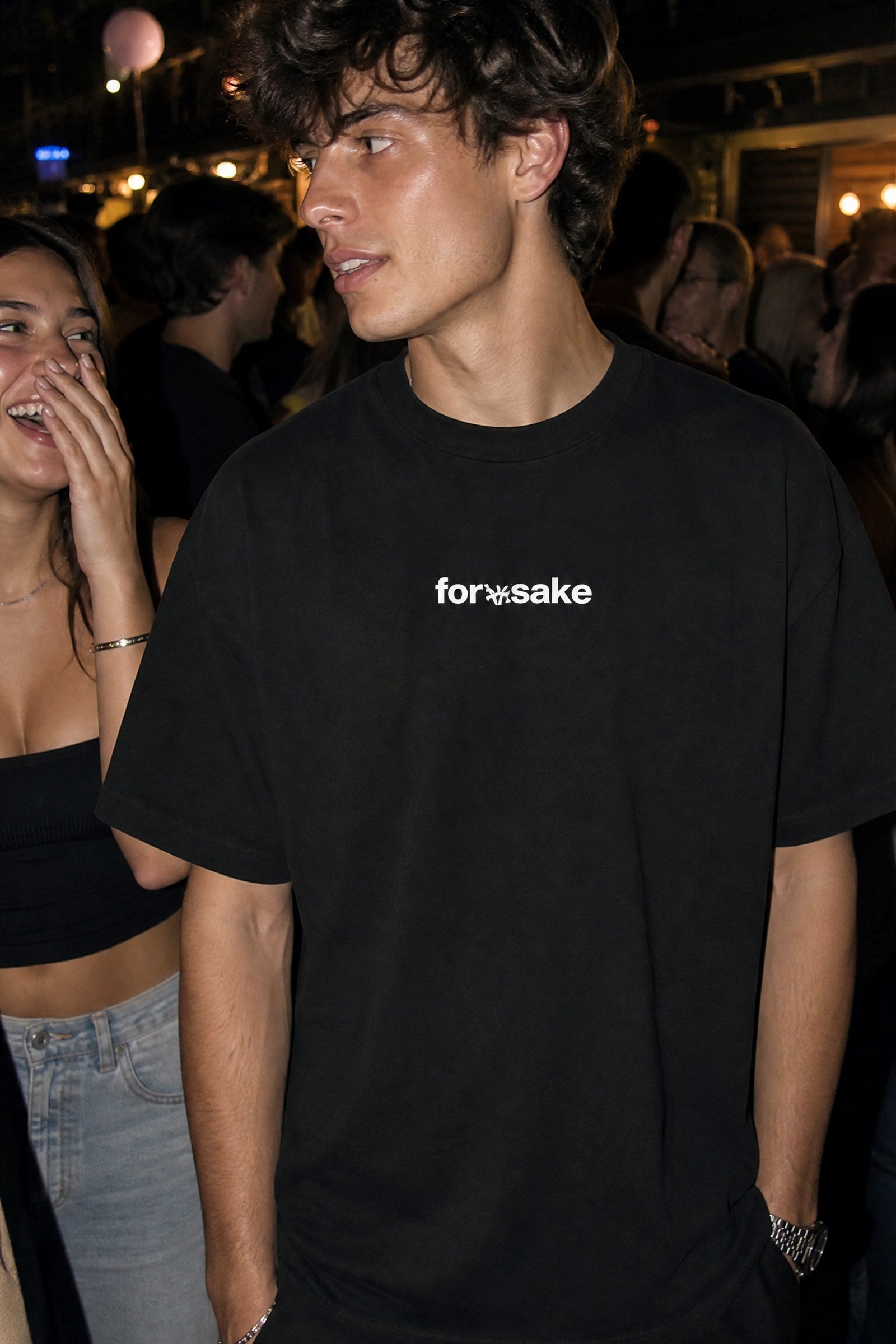 FFS cropped 2:3 | original_media:gid://shopify/MediaImage/30934153265255 | position:3 | Forfksake Red Flags T-Shirt Black