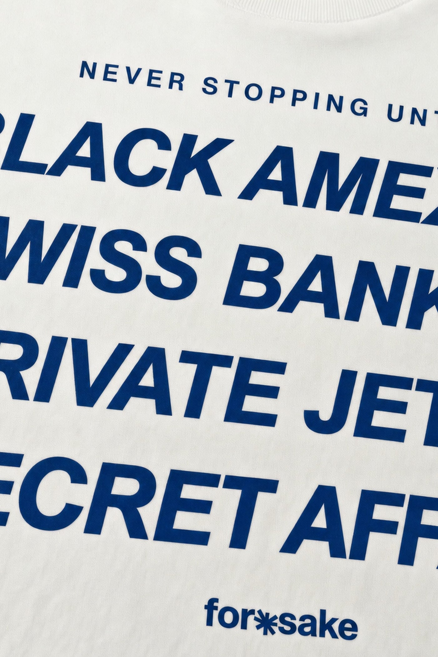 FFS cropped 2:3 | original_media:gid://shopify/MediaImage/30934167715943 | position:3 | Forfksake Secret Affairs White T-Shirt