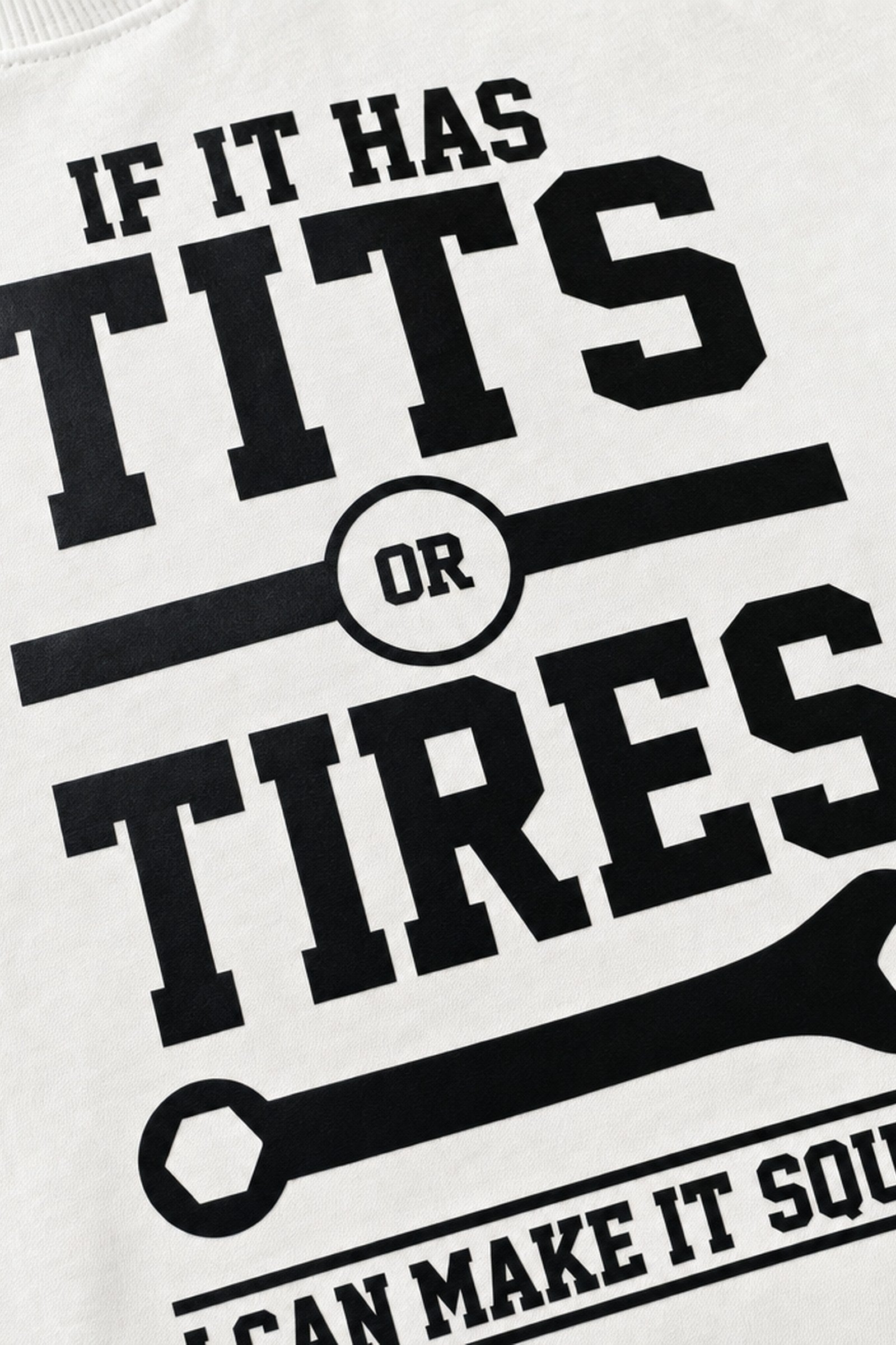 FFS cropped 2:3 | original_media:gid://shopify/MediaImage/30934172368999 | position:3 | Forfksake Sequeal White T-Shirt