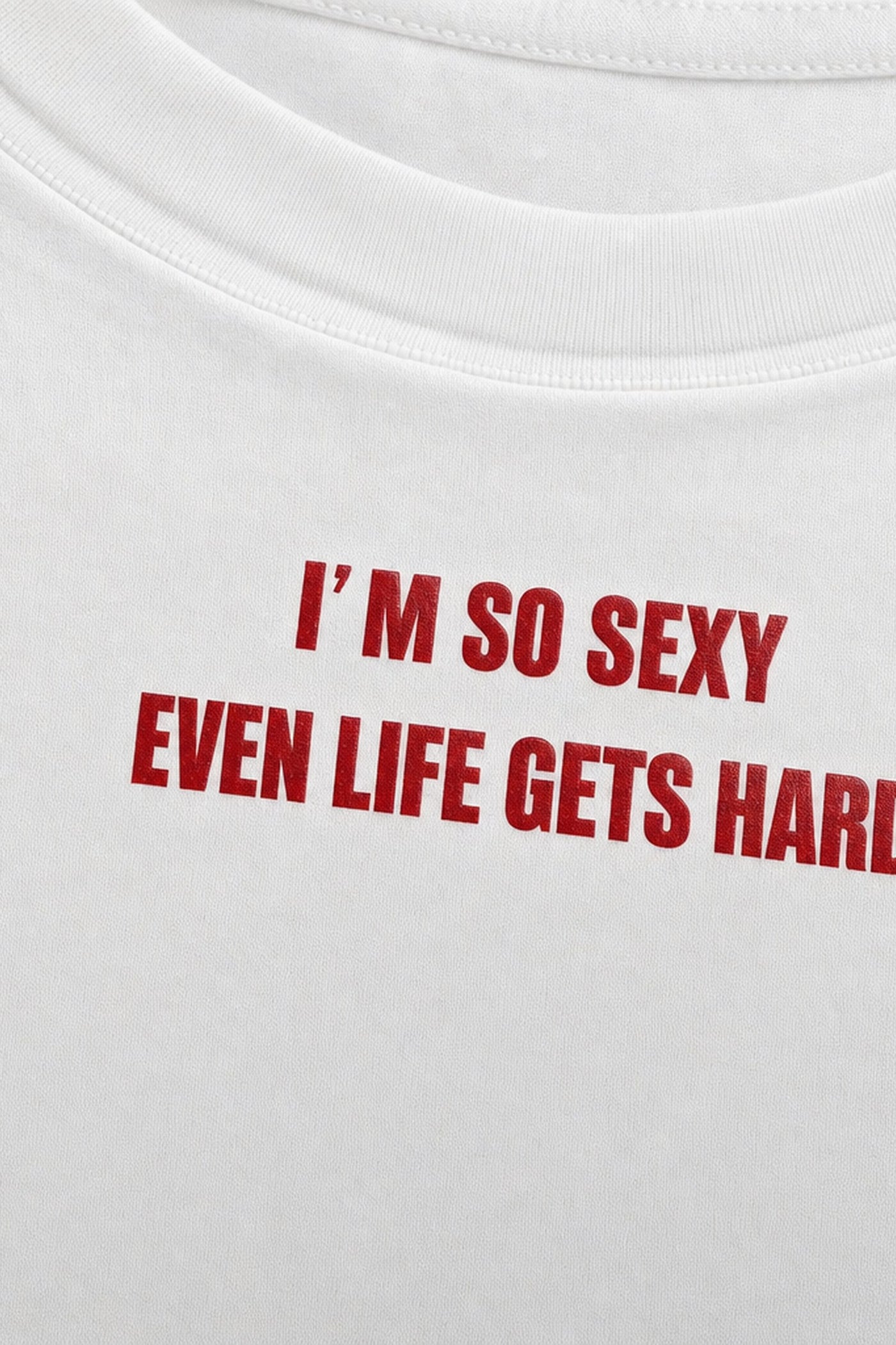 FFS cropped 2:3 | original_media:gid://shopify/MediaImage/30934183706727 | position:3 | Forfksake Sexy White T-Shirt