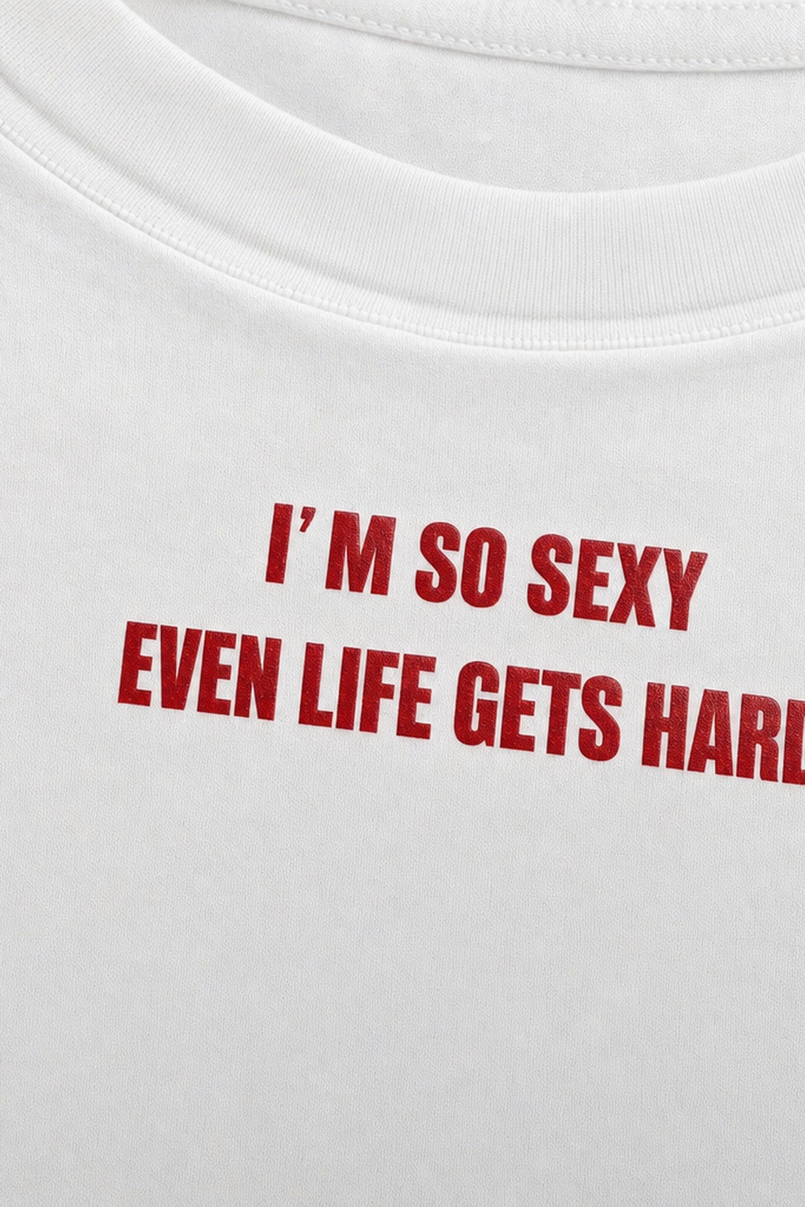 FFS cropped 2:3 | original_media:gid://shopify/MediaImage/30934183706727 | position:3 | Forfksake Sexy White T-Shirt