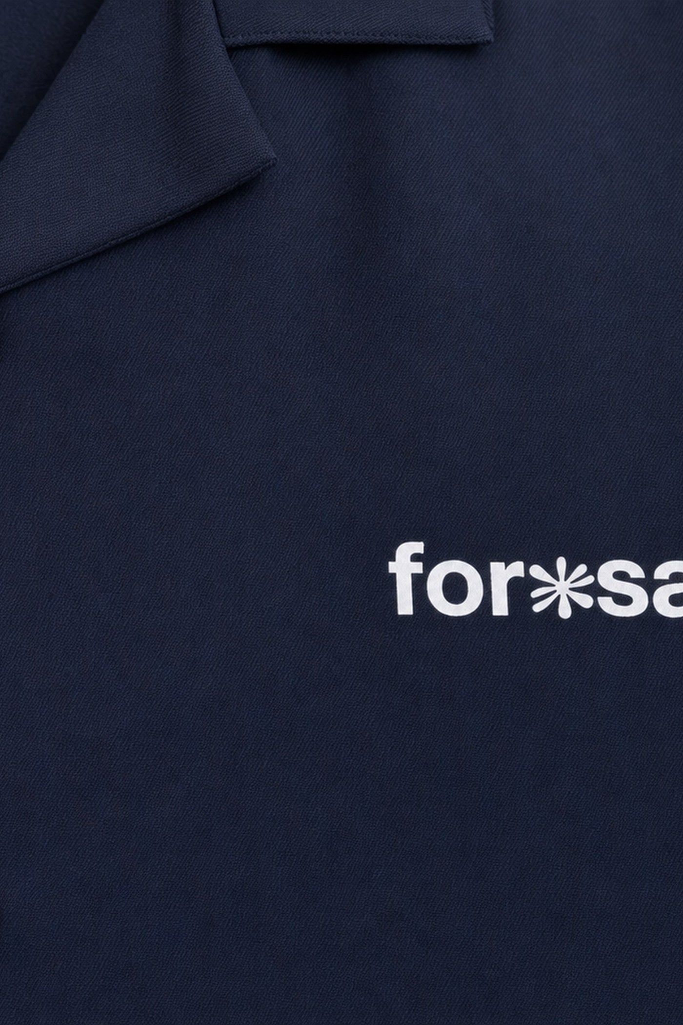 FFS cropped 2:3 | original_media:gid://shopify/MediaImage/30934188032103 | position:3 | Forfksake Sinners Navy Blue Bowling Shirt