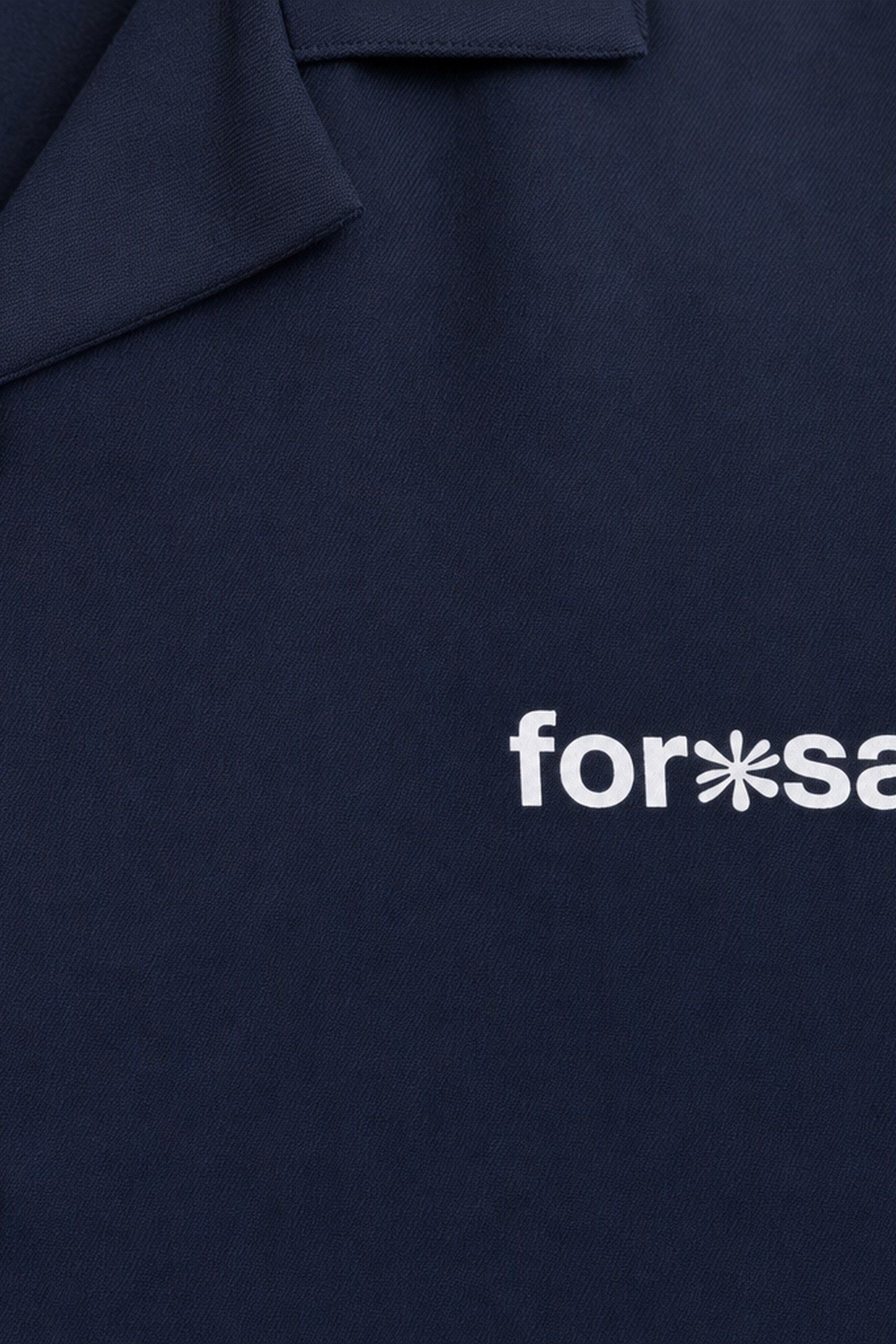 FFS cropped 2:3 | original_media:gid://shopify/MediaImage/30934188032103 | position:3 | Forfksake Sinners Navy Blue Bowling Shirt