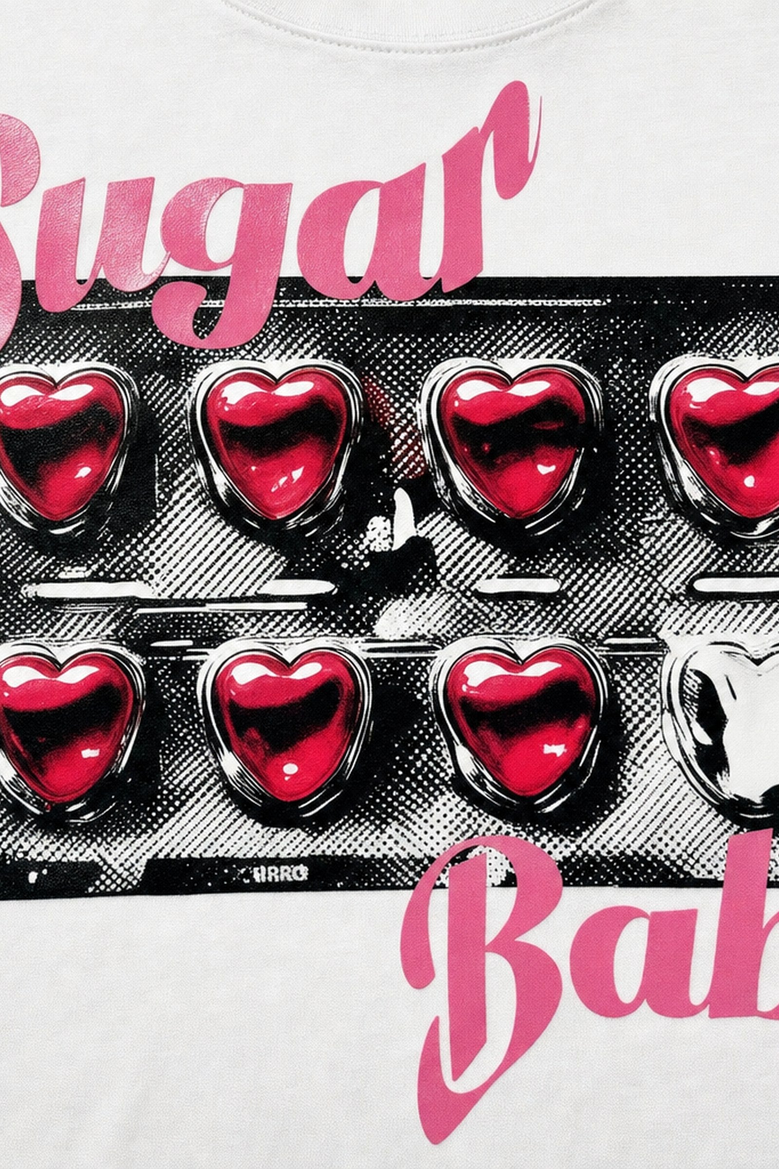 FFS cropped 2:3 | original_media:gid://shopify/MediaImage/30934240919655 | position:3 | Forfksake Sugar Baby Pills White T-Shirt