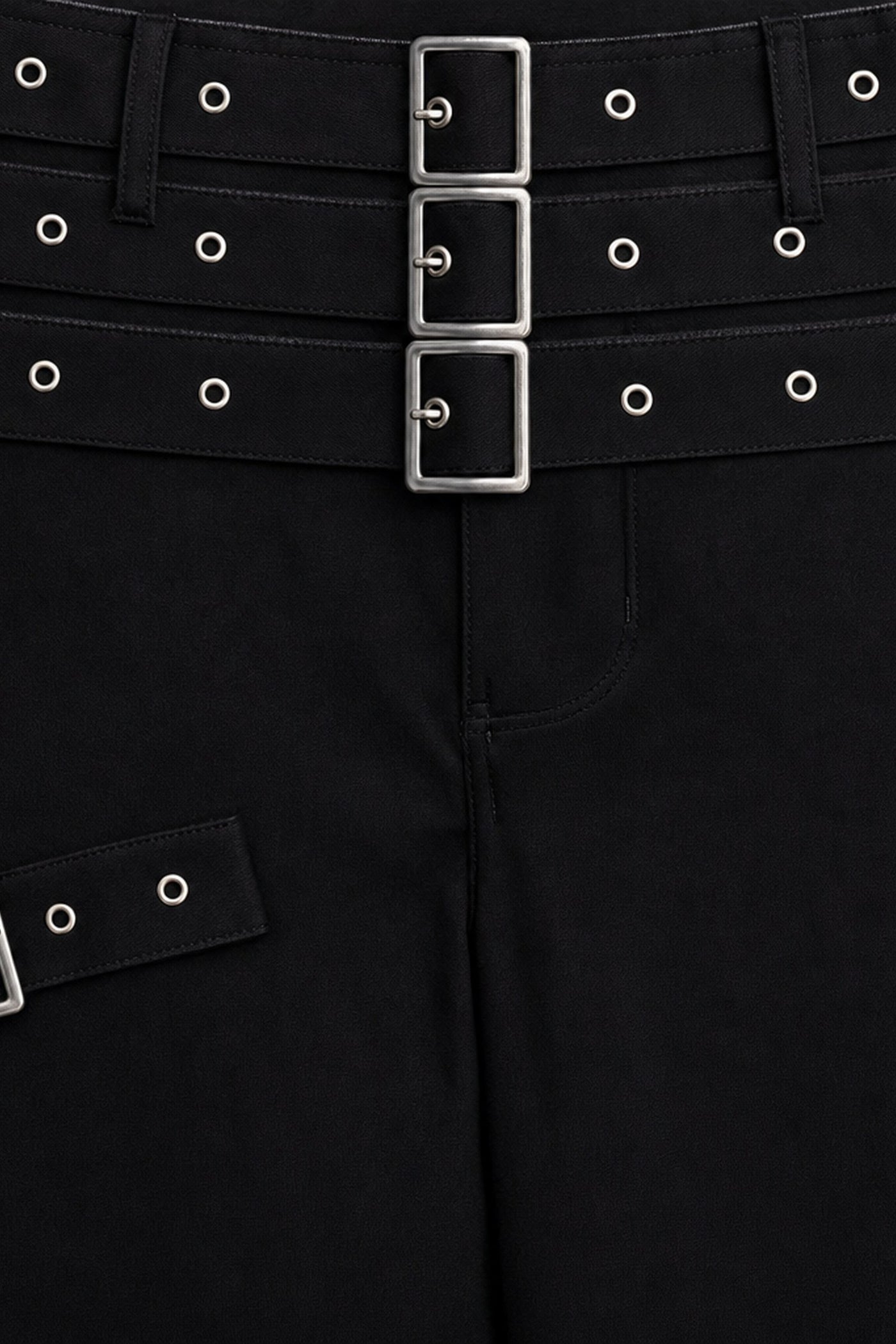 FFS cropped 2:3 | original_media:gid://shopify/MediaImage/30934264348775 | position:3 | Forfksake Triple Threat Rivet Wrap Wide Pants