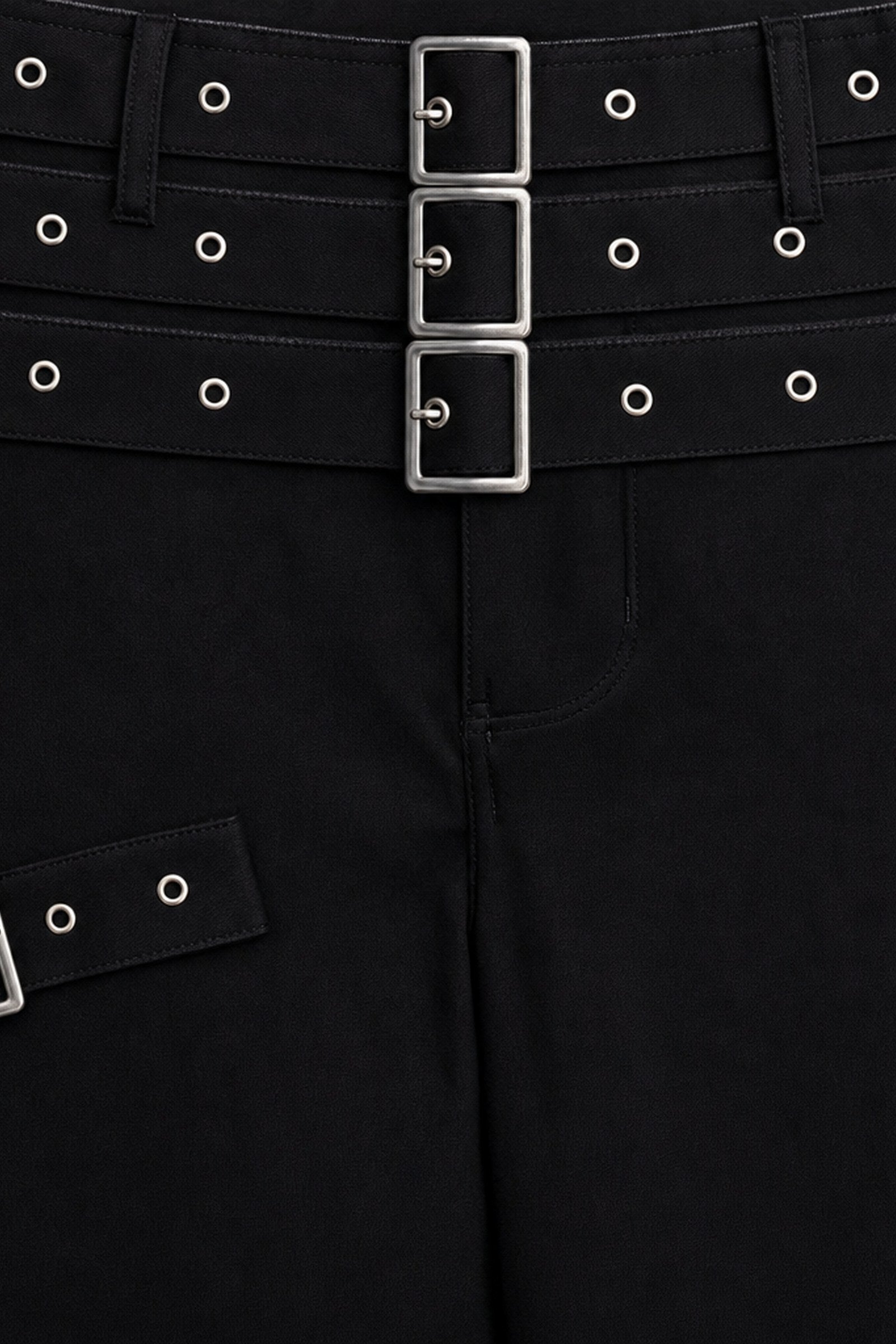 FFS cropped 2:3 | original_media:gid://shopify/MediaImage/30934264348775 | position:3 | Forfksake Triple Threat Rivet Wrap Wide Pants