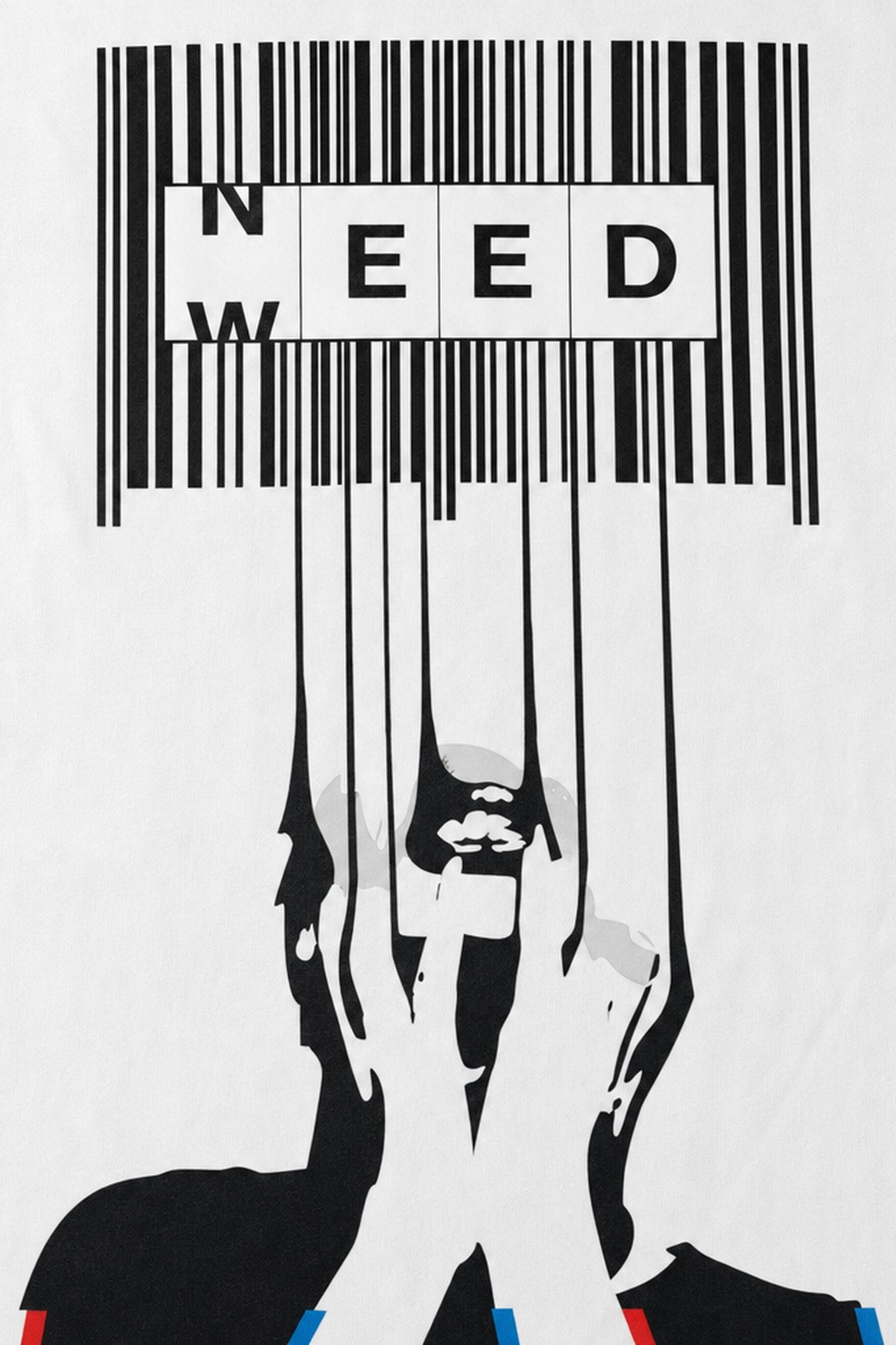 FFS cropped 2:3 | original_media:gid://shopify/MediaImage/30934282469479 | position:3 | Forfksake Weed Is Need T-Shirt(white)