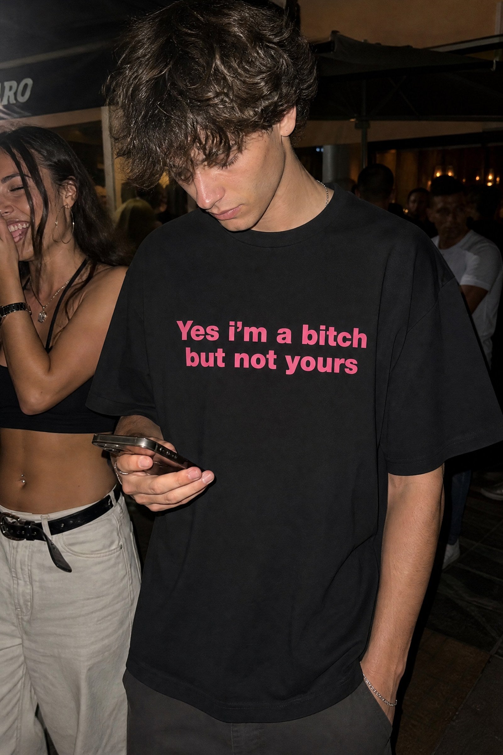 FFS cropped 2:3 | original_media:gid://shopify/MediaImage/30934302064743 | position:3 | Forfksake Yes I'm A Bitch T-Shirt Black