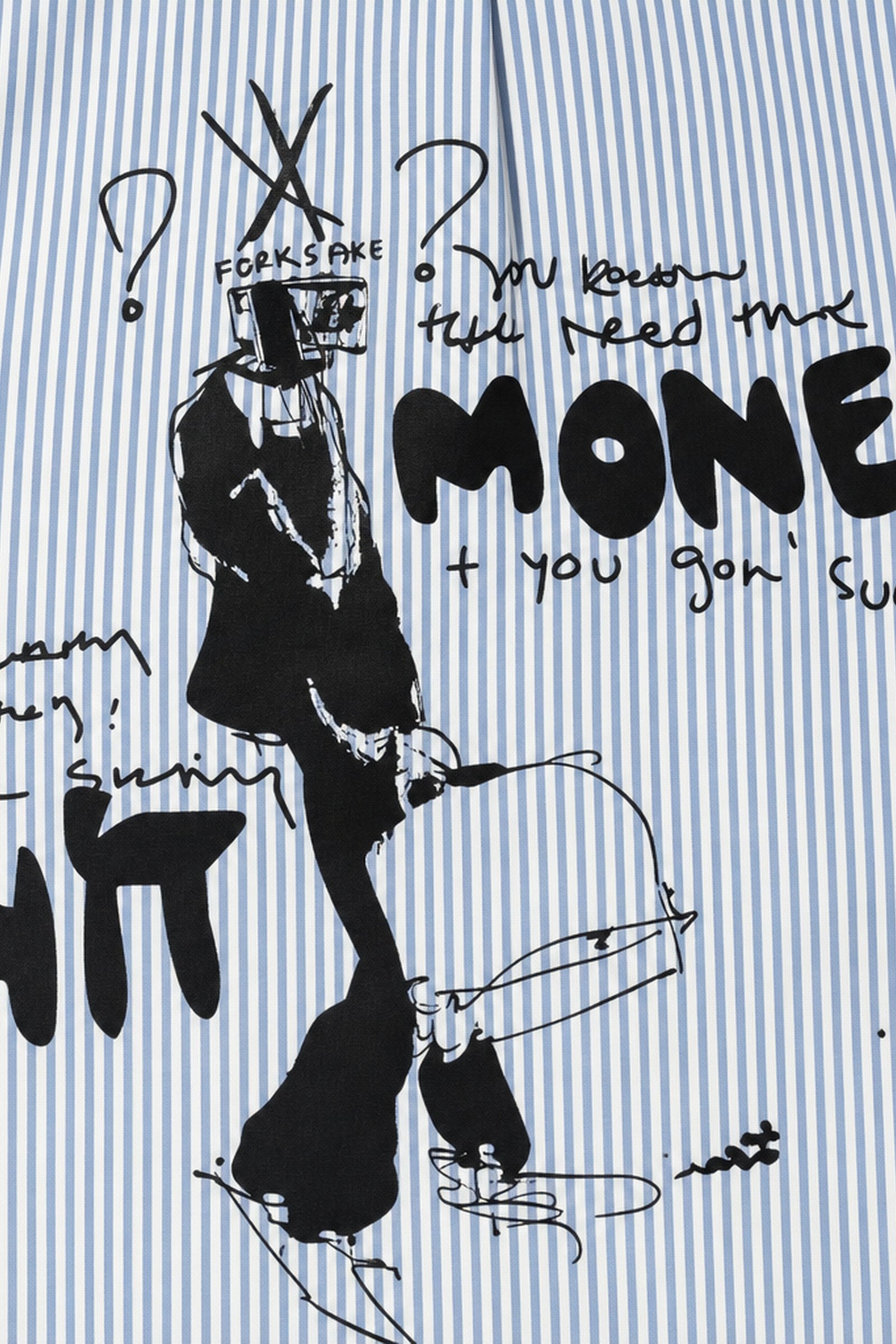 FFS cropped 2:3 | original_media:gid://shopify/MediaImage/30934306291815 | position:3 | Forfksake You Need Money Striped Shirt Blue