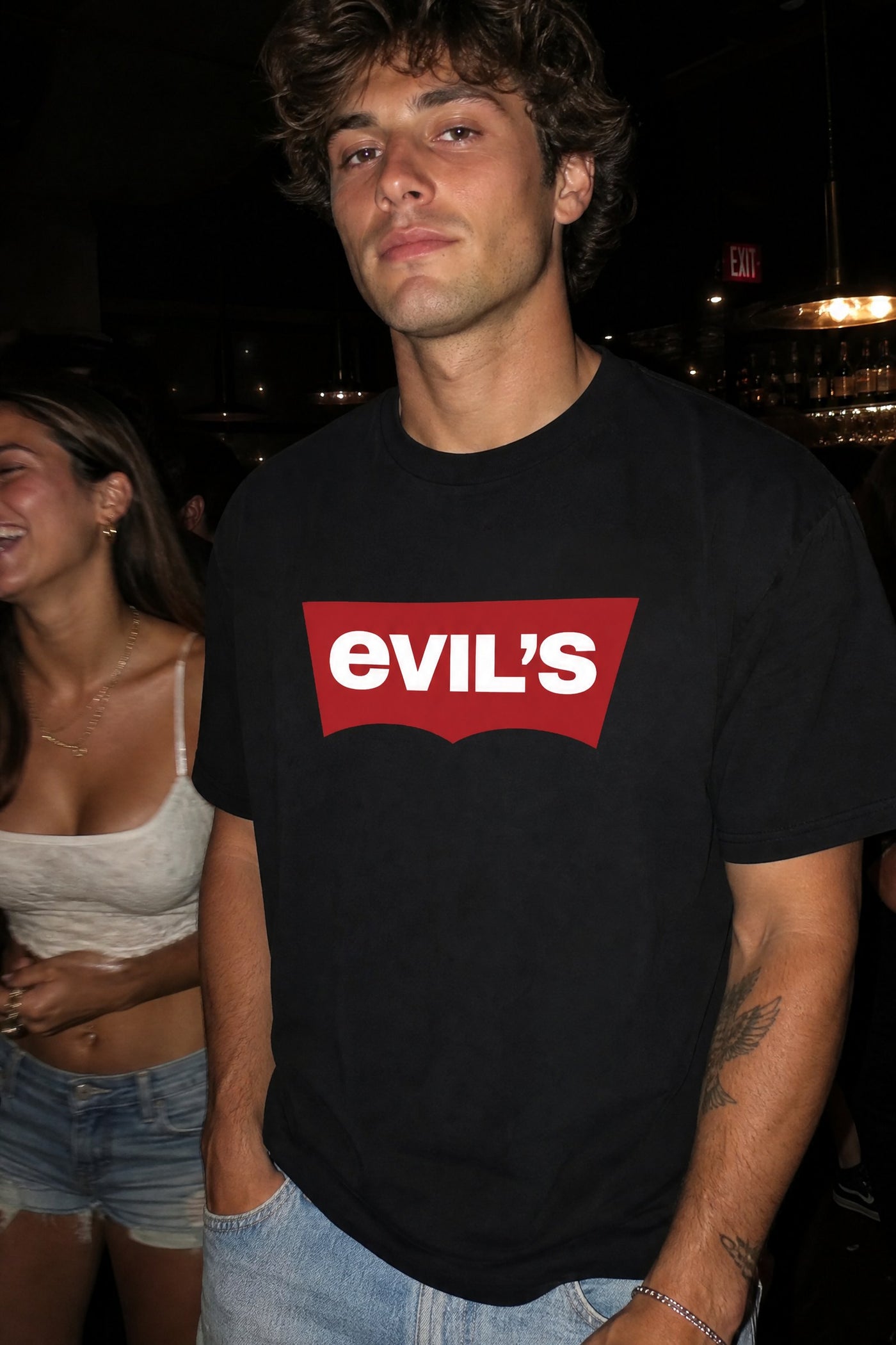 FFS cropped 2:3 | original_media:gid://shopify/MediaImage/30934873866343 | position:3 | Forfksake Evil's Black T-Shirt