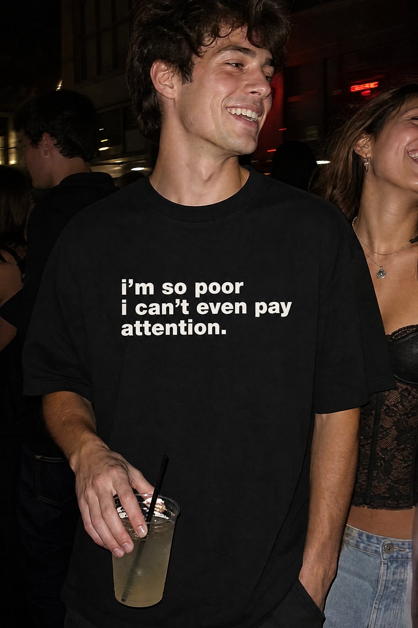 FFS cropped 2:3 | original_media:gid://shopify/MediaImage/30933677015143 | position:4 | Forfksake Can't Pay Attention T-Shirt Black