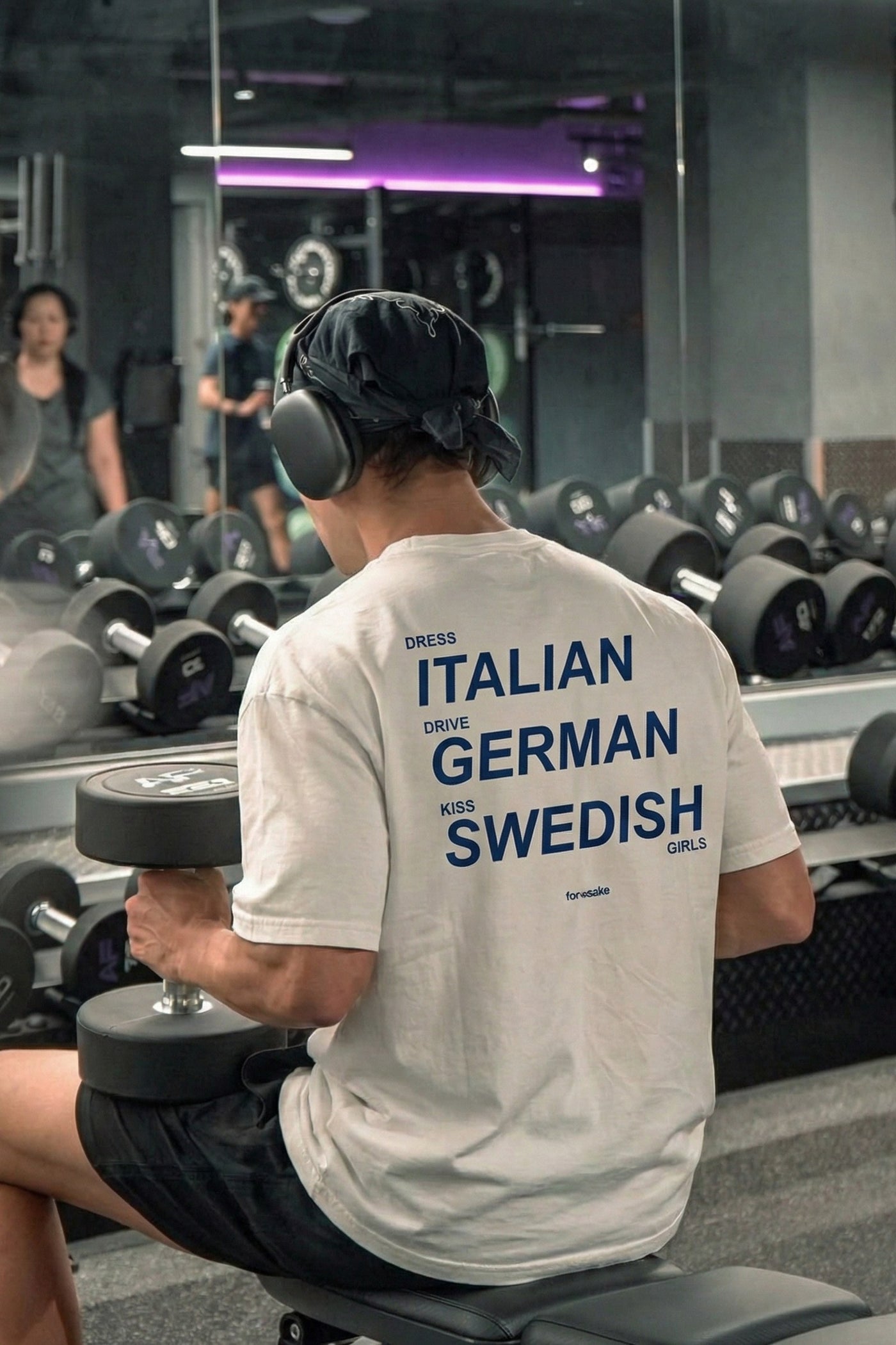 FFS cropped 2:3 | original_media:gid://shopify/MediaImage/30933733671015 | position:4 | Forfksake European Taste Disorder White T-Shirt