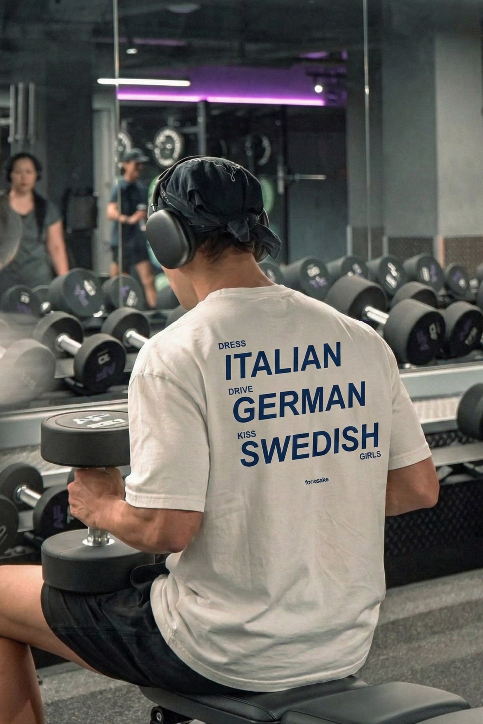 FFS cropped 2:3 | original_media:gid://shopify/MediaImage/30933733671015 | position:4 | Forfksake European Taste Disorder White T-Shirt