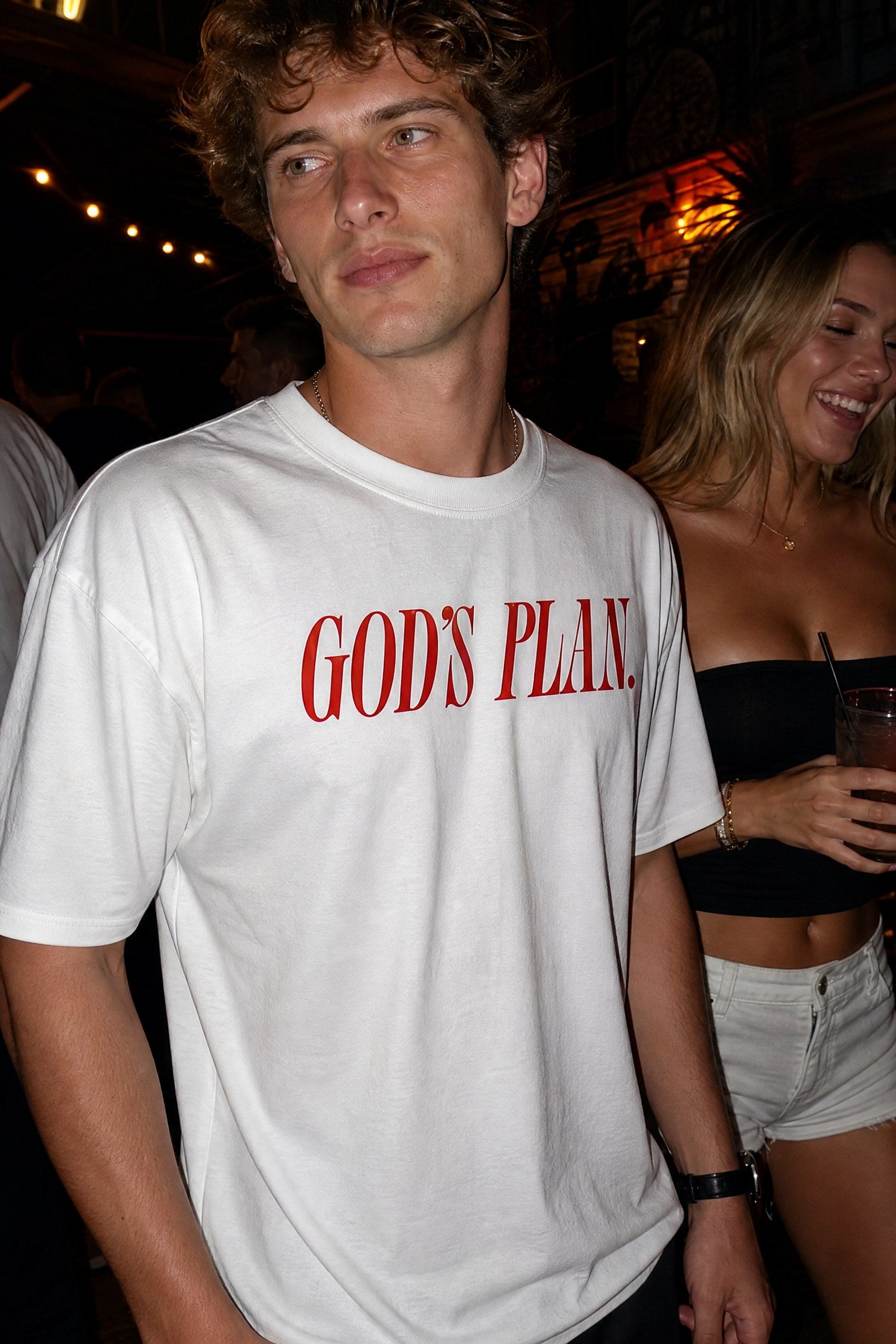 FFS cropped 2:3 | original_media:gid://shopify/MediaImage/30933945155687 | position:4 | Forfksake God's Plan White T-Shirt