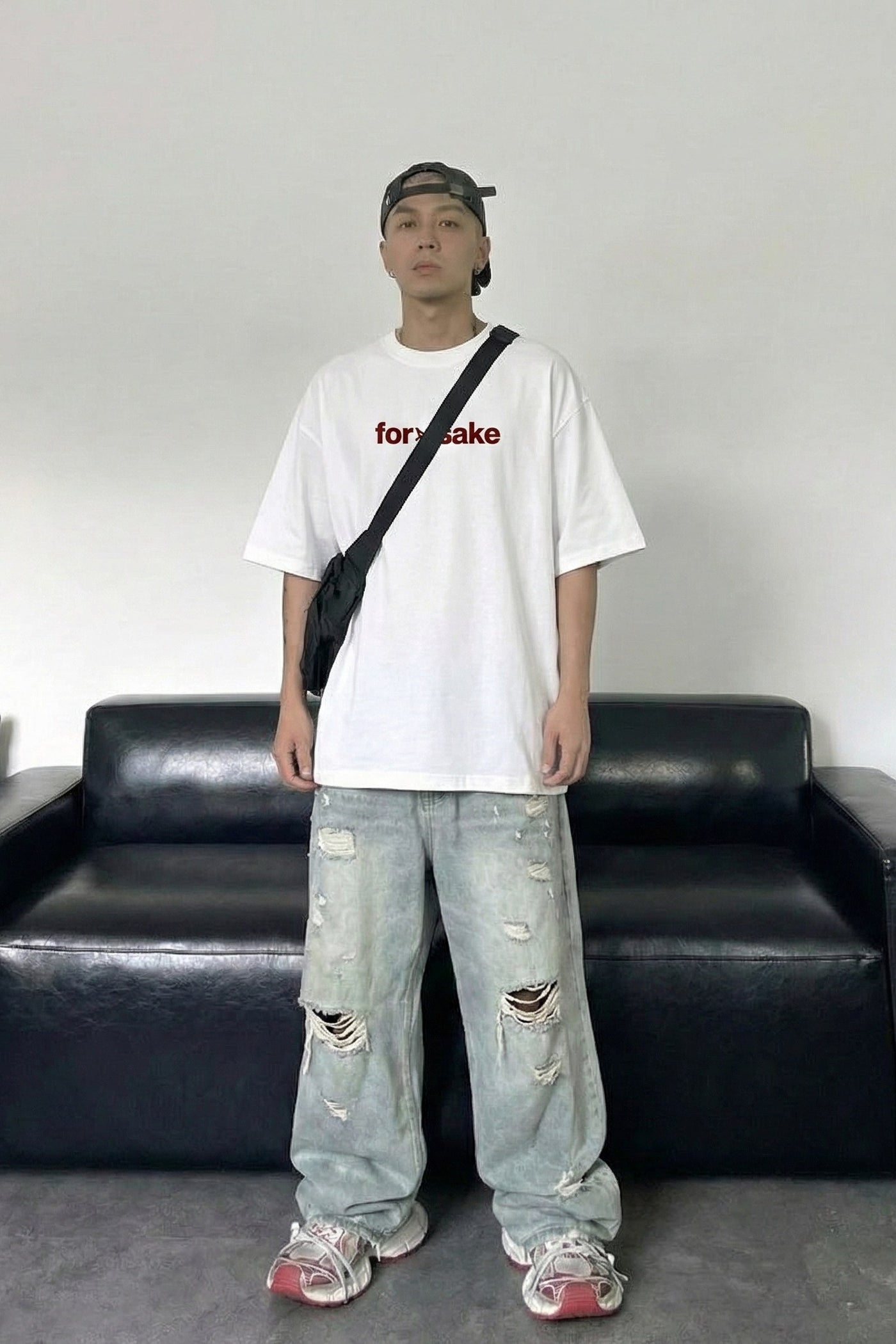 FFS cropped 2:3 | original_media:gid://shopify/MediaImage/30933950398567 | position:4 | Forfksake Greetings White T-Shirt