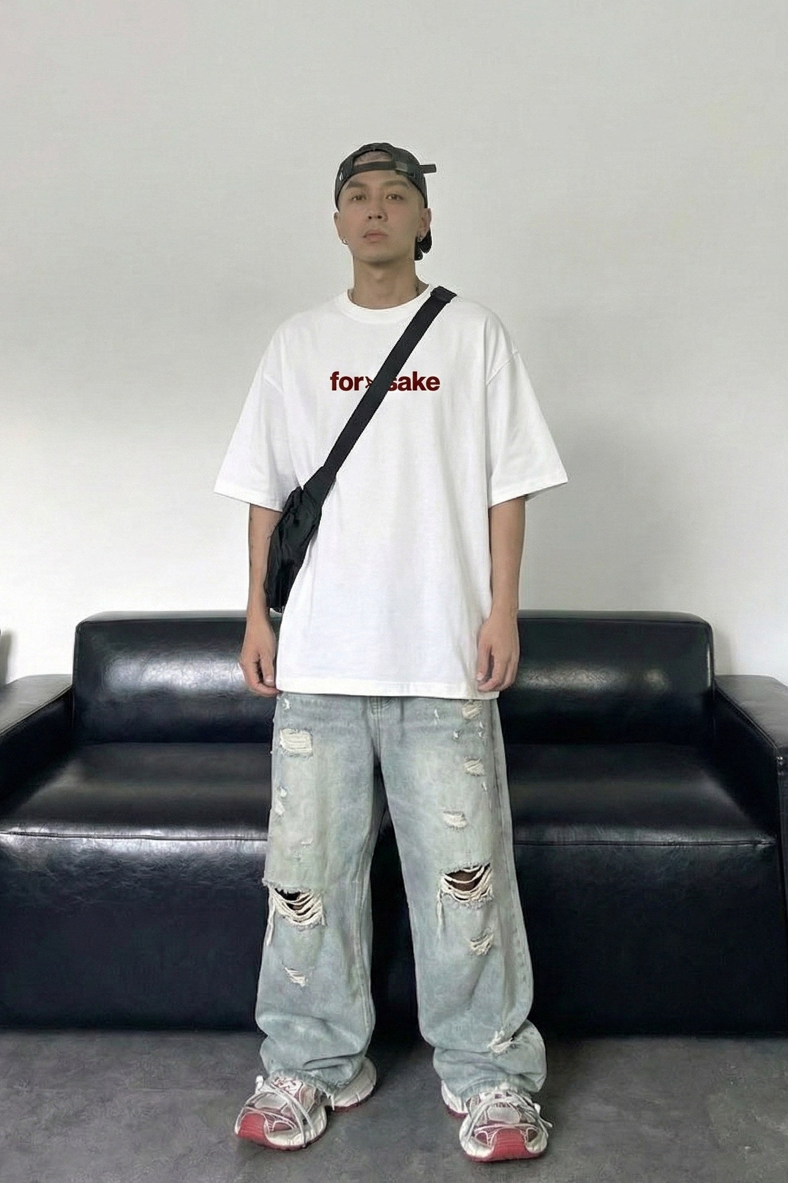 FFS cropped 2:3 | original_media:gid://shopify/MediaImage/30933950398567 | position:4 | Forfksake Greetings White T-Shirt