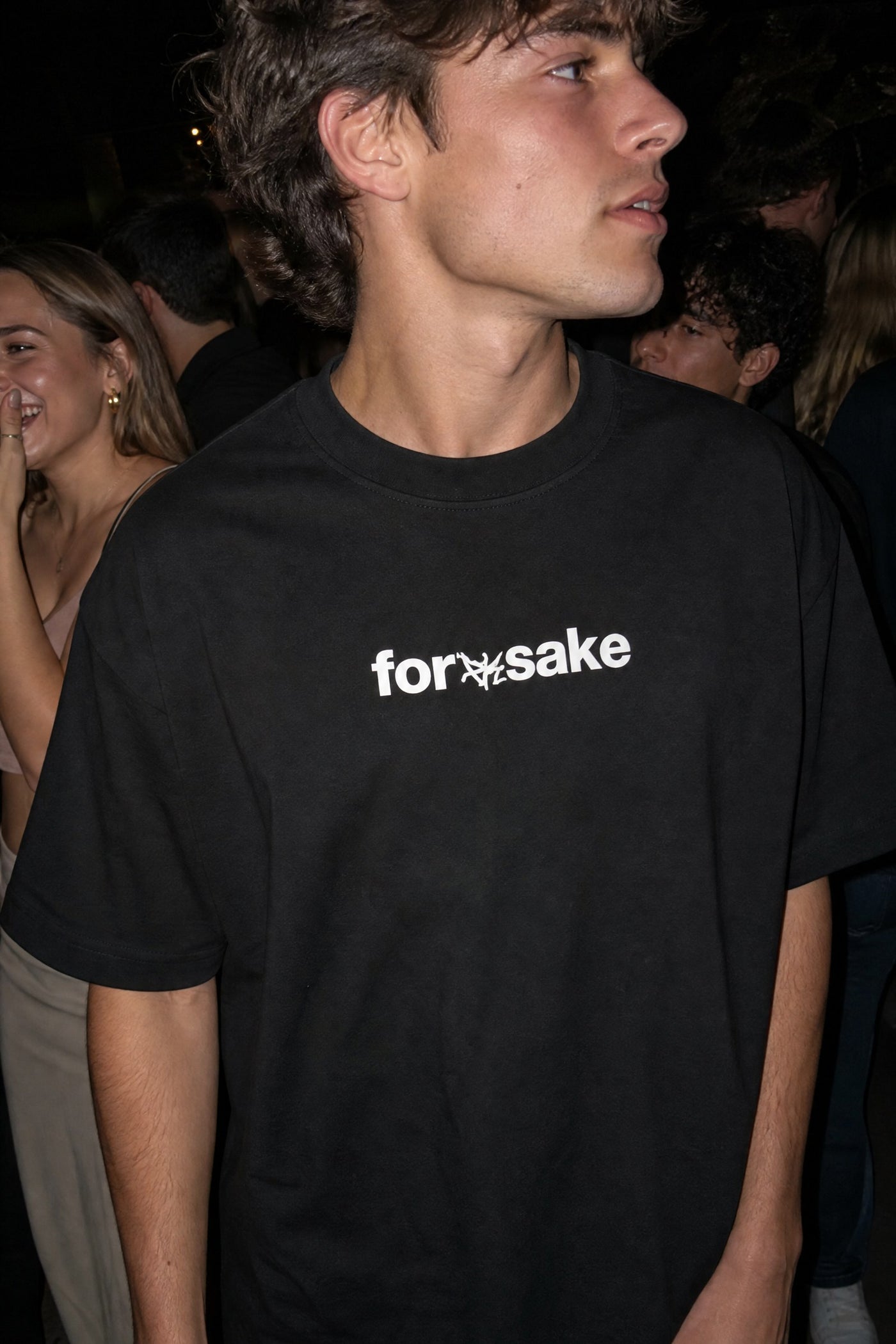 FFS cropped 2:3 | original_media:gid://shopify/MediaImage/30933955936359 | position:4 | Forfksake Handle With Care Black T-Shirt