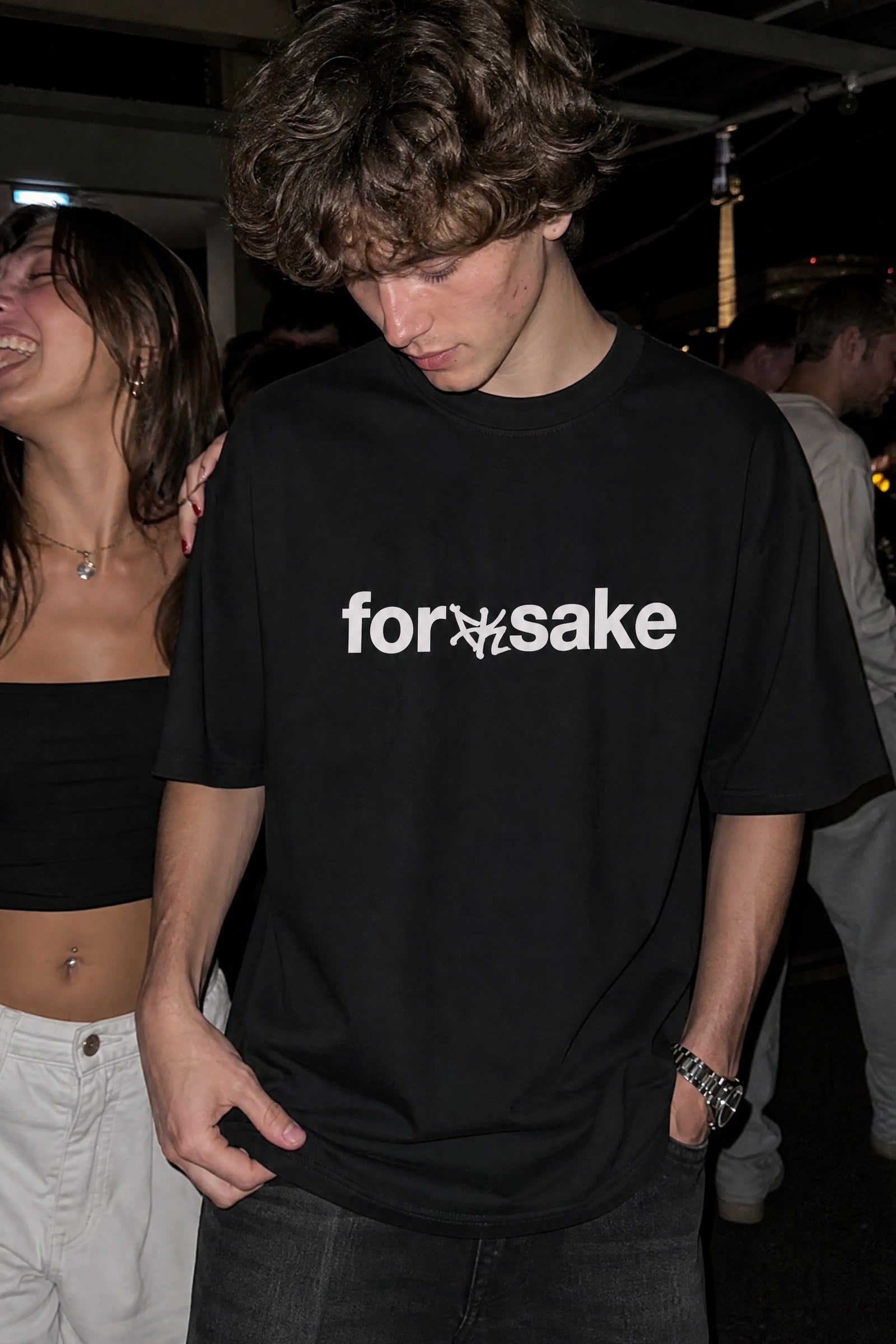 FFS cropped 2:3 | original_media:gid://shopify/MediaImage/30933958230119 | position:4 | Forfksake Happiness Is A Joint Effort T-Shirt(black)