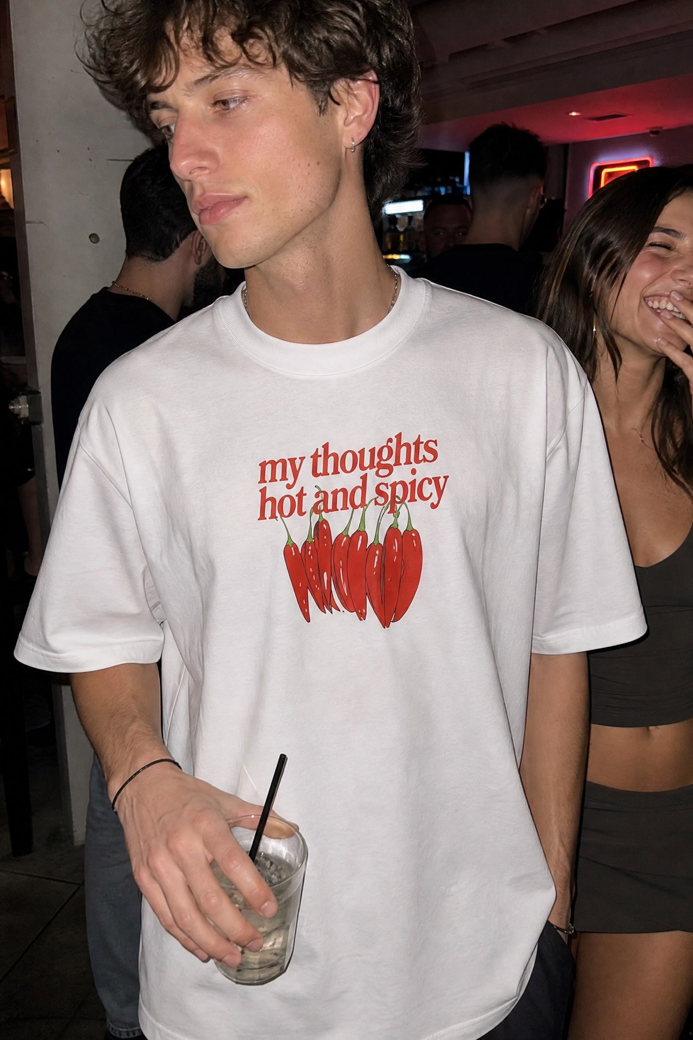 FFS cropped 2:3 | original_media:gid://shopify/MediaImage/30933963112551 | position:4 | Forfksake Hot & Spicy White T-Shirt