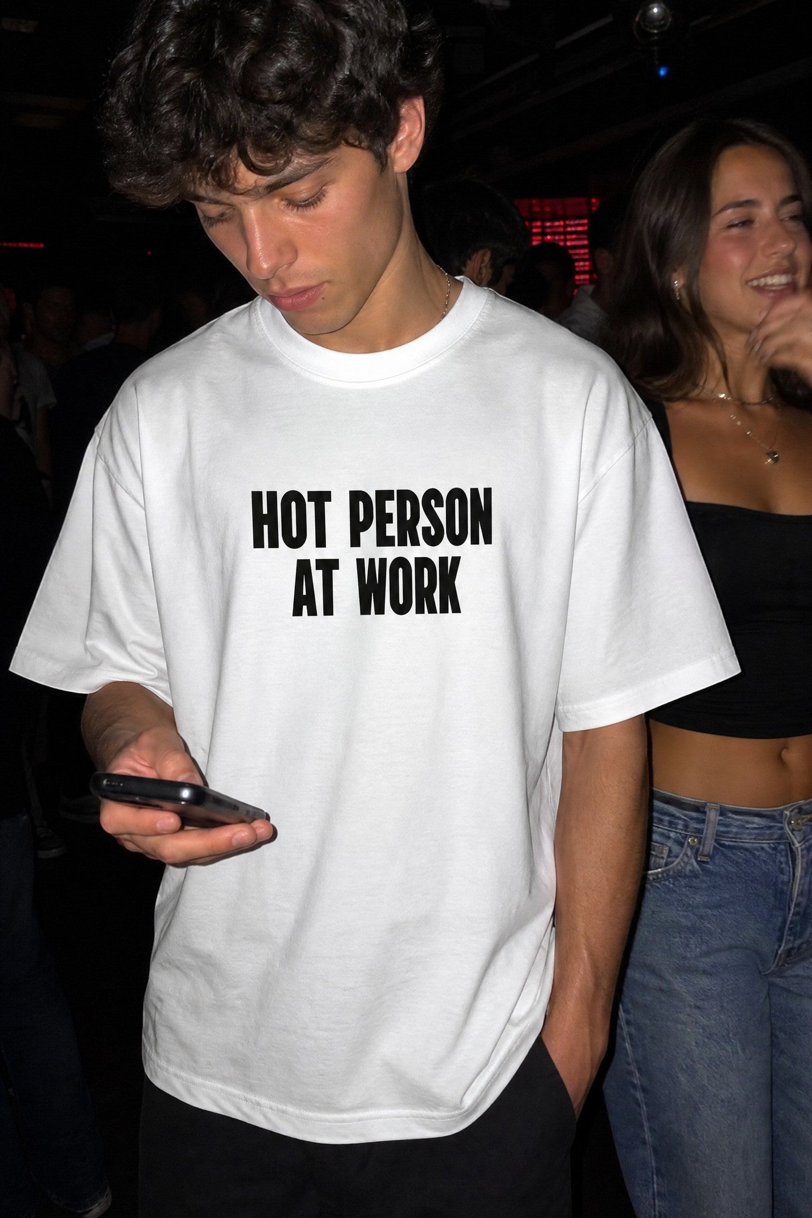 FFS cropped 2:3 | original_media:gid://shopify/MediaImage/30933971140711 | position:4 | Forfksake Hot White T-Shirt
