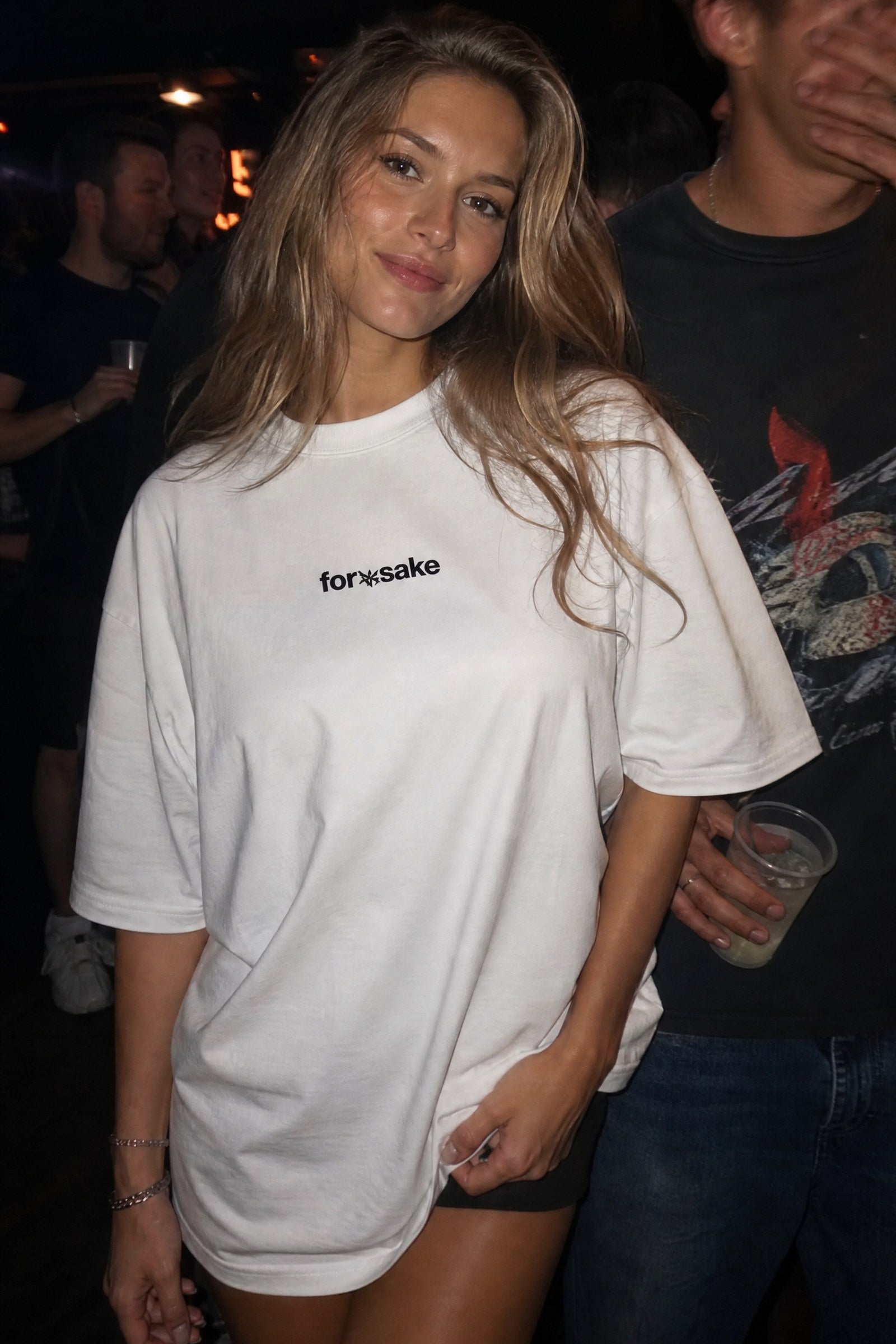 FFS cropped 2:3 | original_media:gid://shopify/MediaImage/30933974188135 | position:4 | Forfksake Hotter Girlfriend T-Shirt White