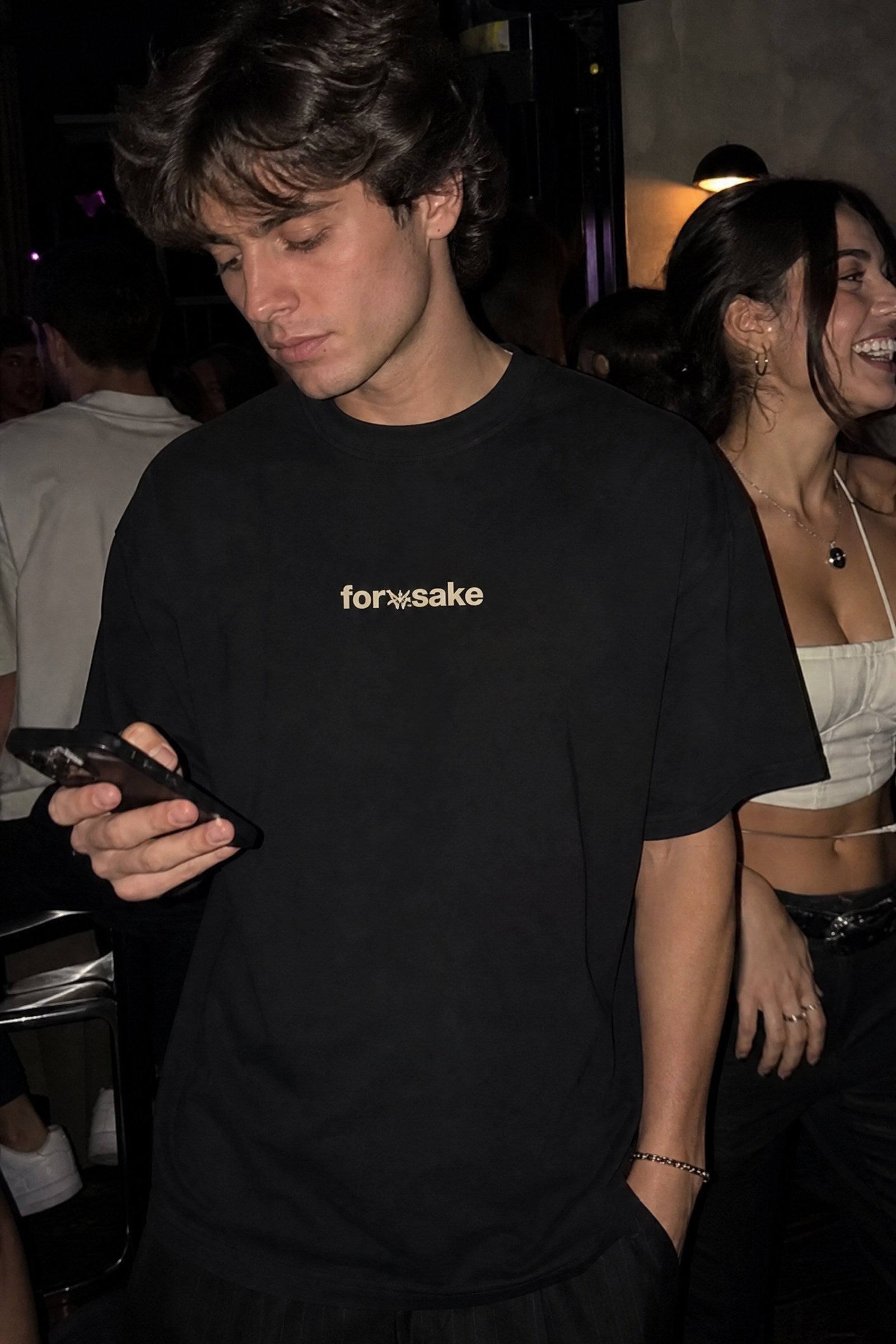 FFS cropped 2:3 | original_media:gid://shopify/MediaImage/30933981331559 | position:4 | Forfksake I Am Drugs T-Shirt Black