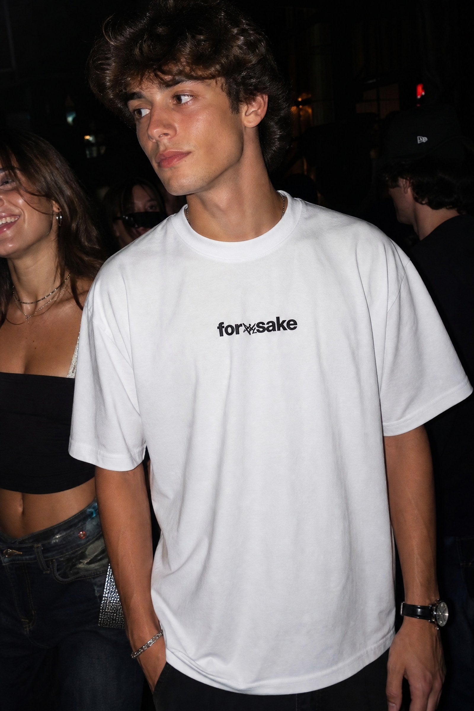 FFS cropped 2:3 | original_media:gid://shopify/MediaImage/30933994274919 | position:4 | Forfksake I Like You White T-Shirt