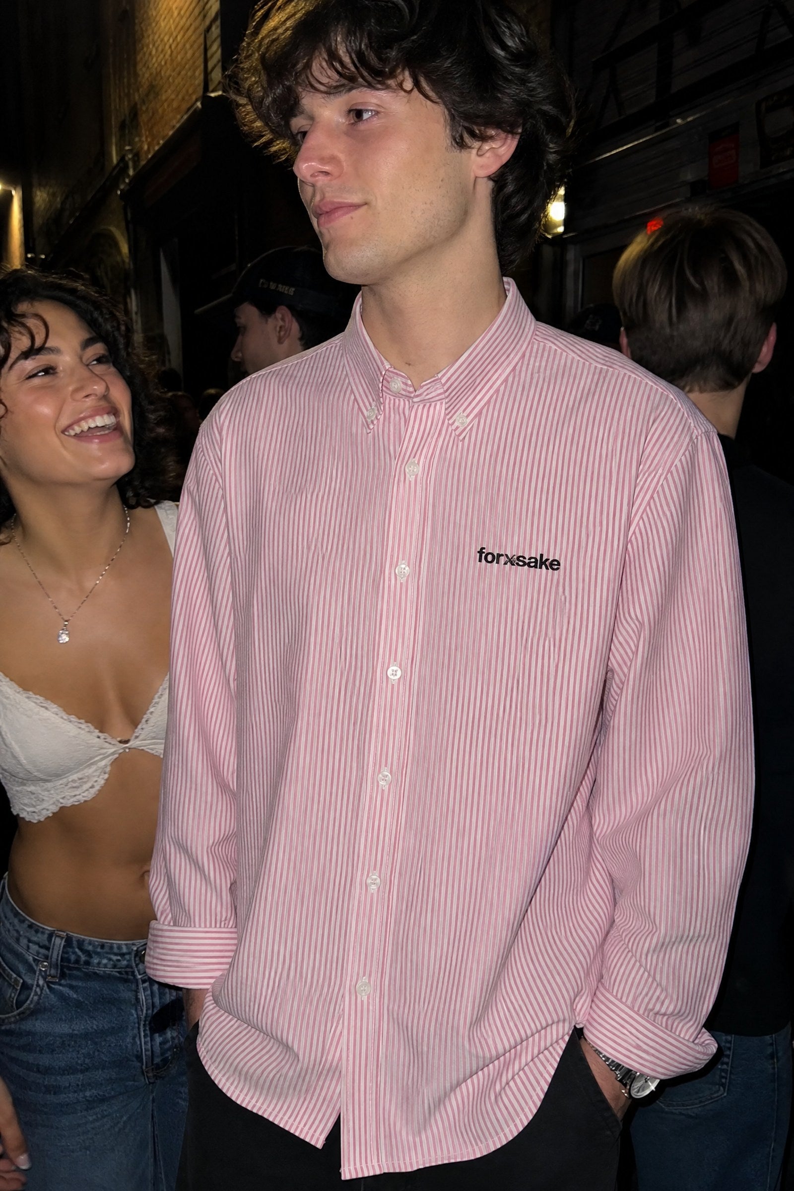 FFS cropped 2:3 | original_media:gid://shopify/MediaImage/30934010724455 | position:4 | Forfksake Last Night Policy Shirt
