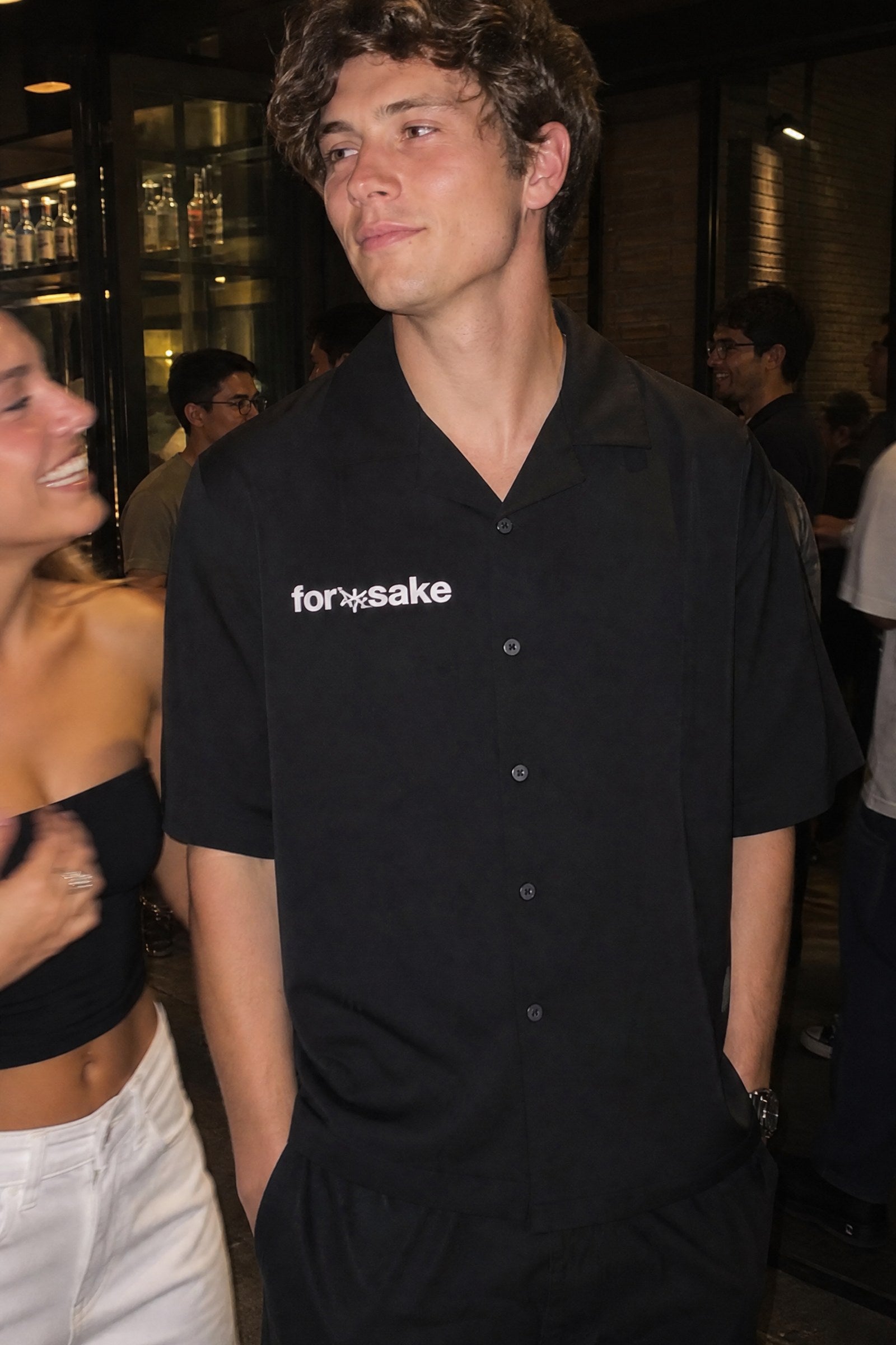 FFS cropped 2:3 | original_media:gid://shopify/MediaImage/30934016655463 | position:4 | Forfksake Limited Edition Fake Bowling Shirt Black