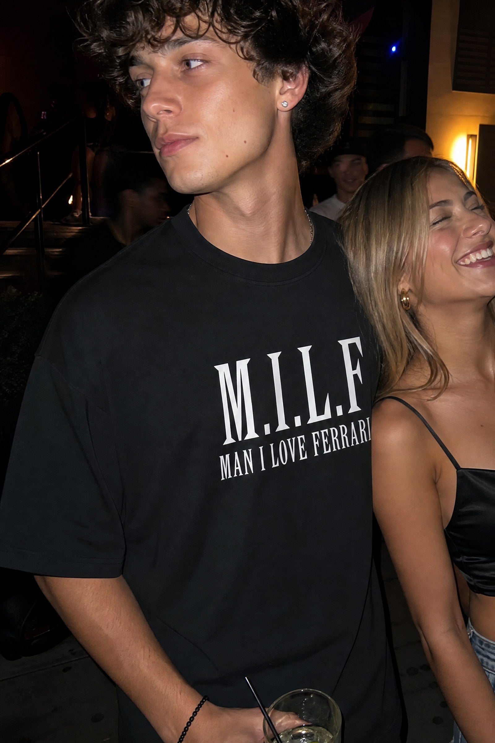 FFS cropped 2:3 | original_media:gid://shopify/MediaImage/30934022389863 | position:4 | Forfksake M.I.L.F Black T-Shirt