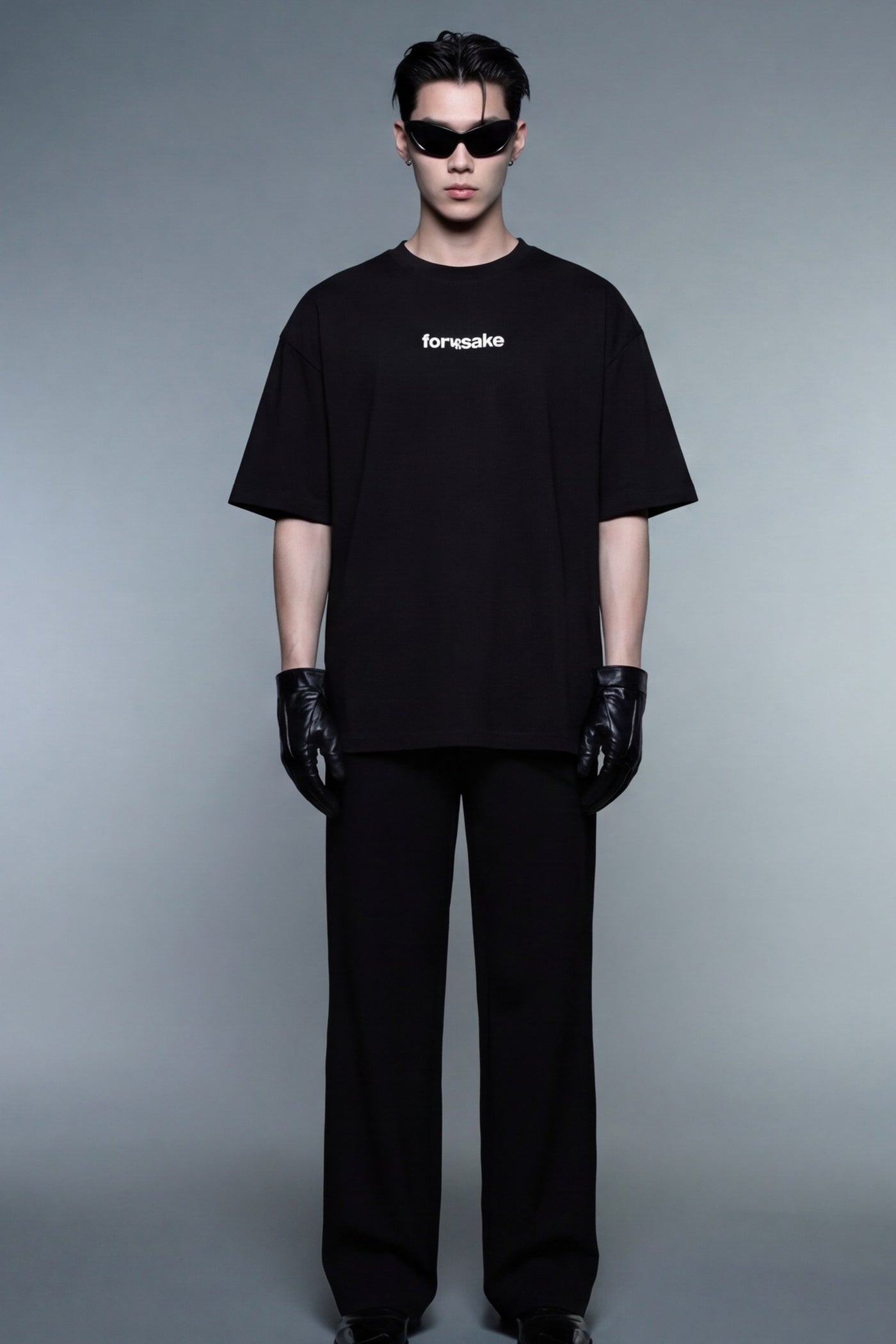 FFS cropped 2:3 | original_media:gid://shopify/MediaImage/30934094381159 | position:4 | Forfksake No Guest List T-Shirt Black